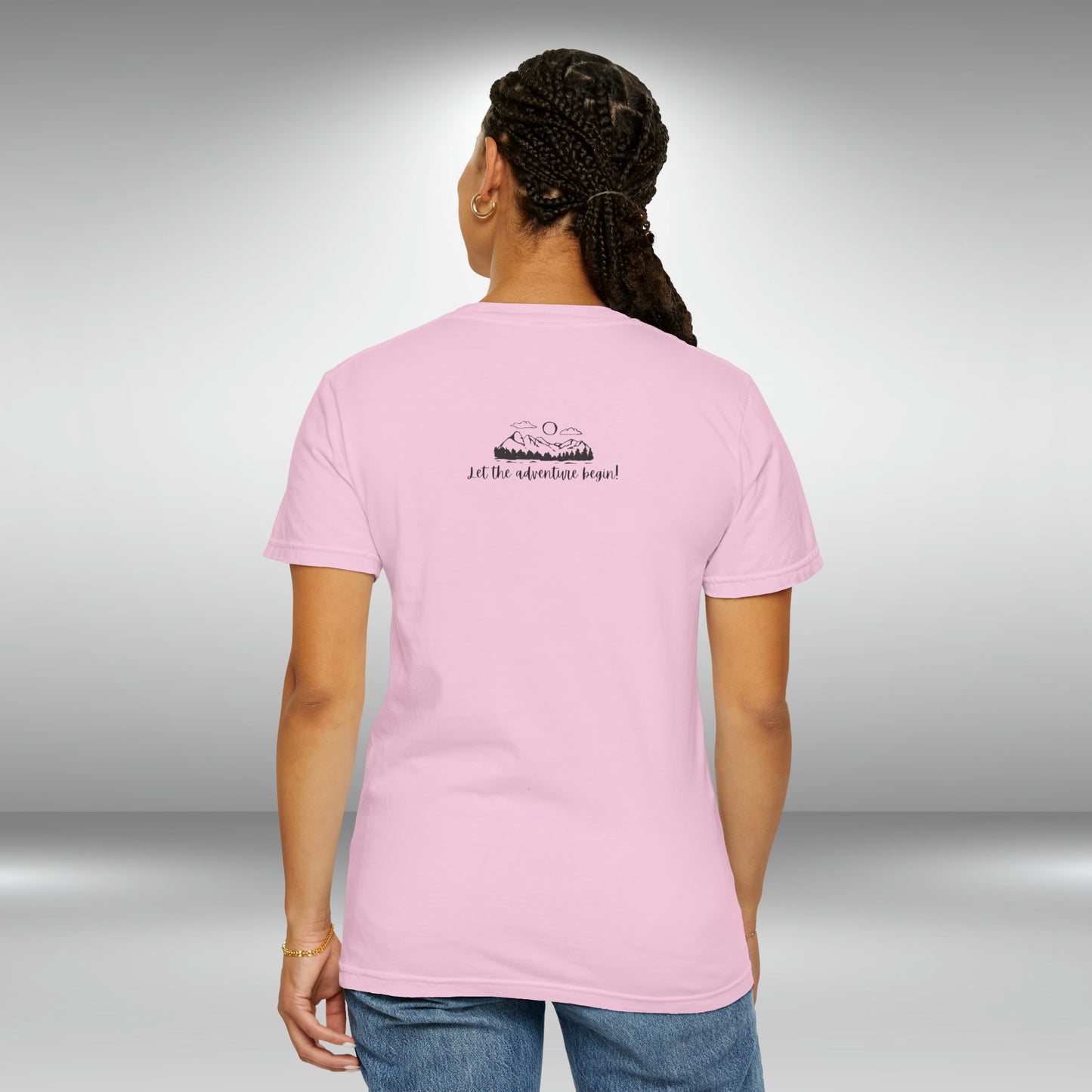 Dream Big Explore More Travel More Gift T-Shirt Unisex Garment-Dyed T-shirt