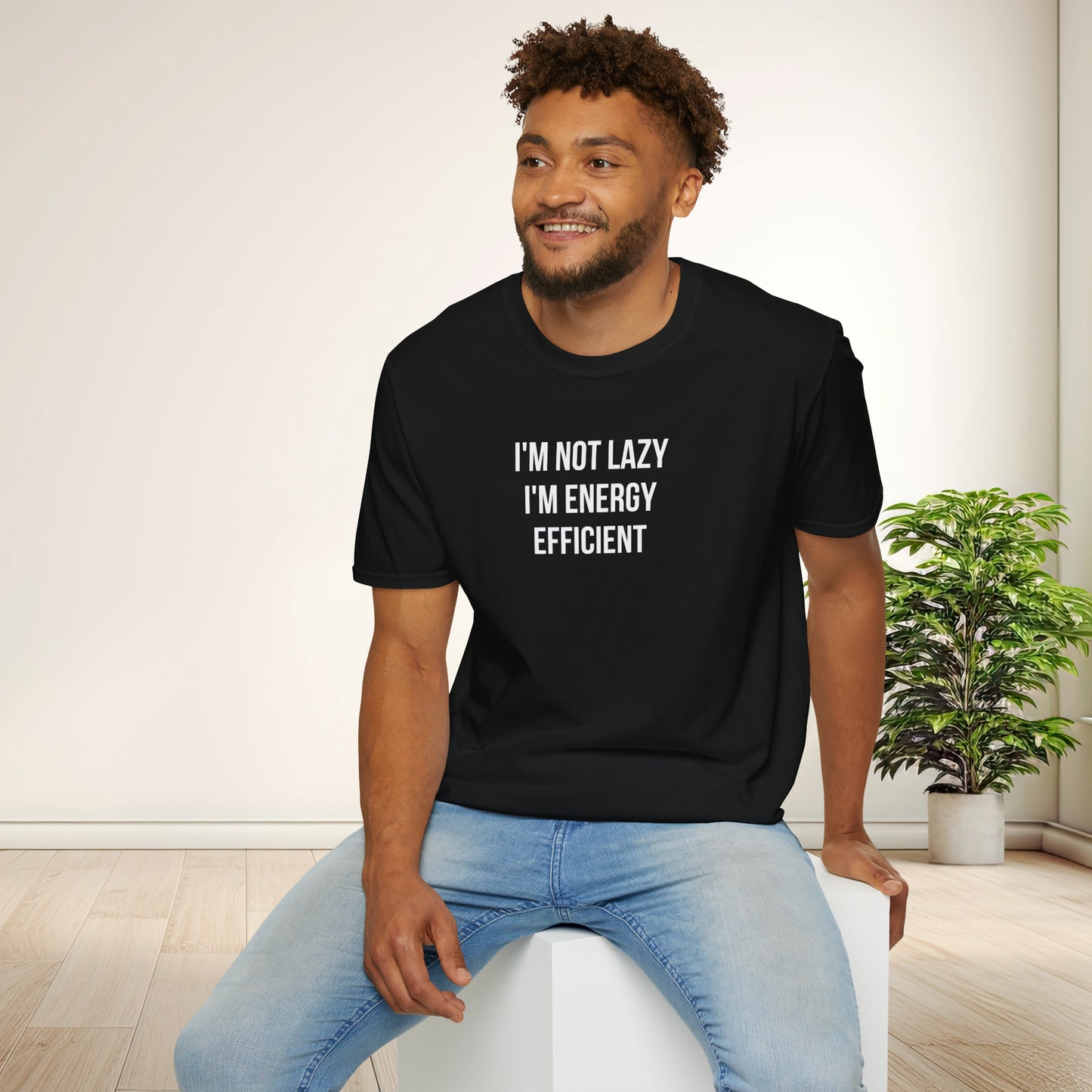 I'm not lazy T-shirt, Witty sayings Unisex Softstyle T-Shirt