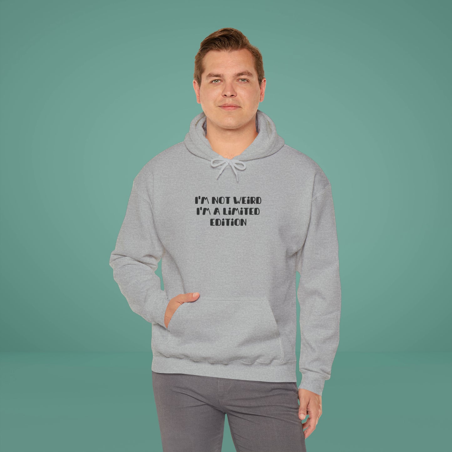 I am not weird Sweatshirt, Witty Saying Unisex Heavy Blend™ Hooded Sweatshirt