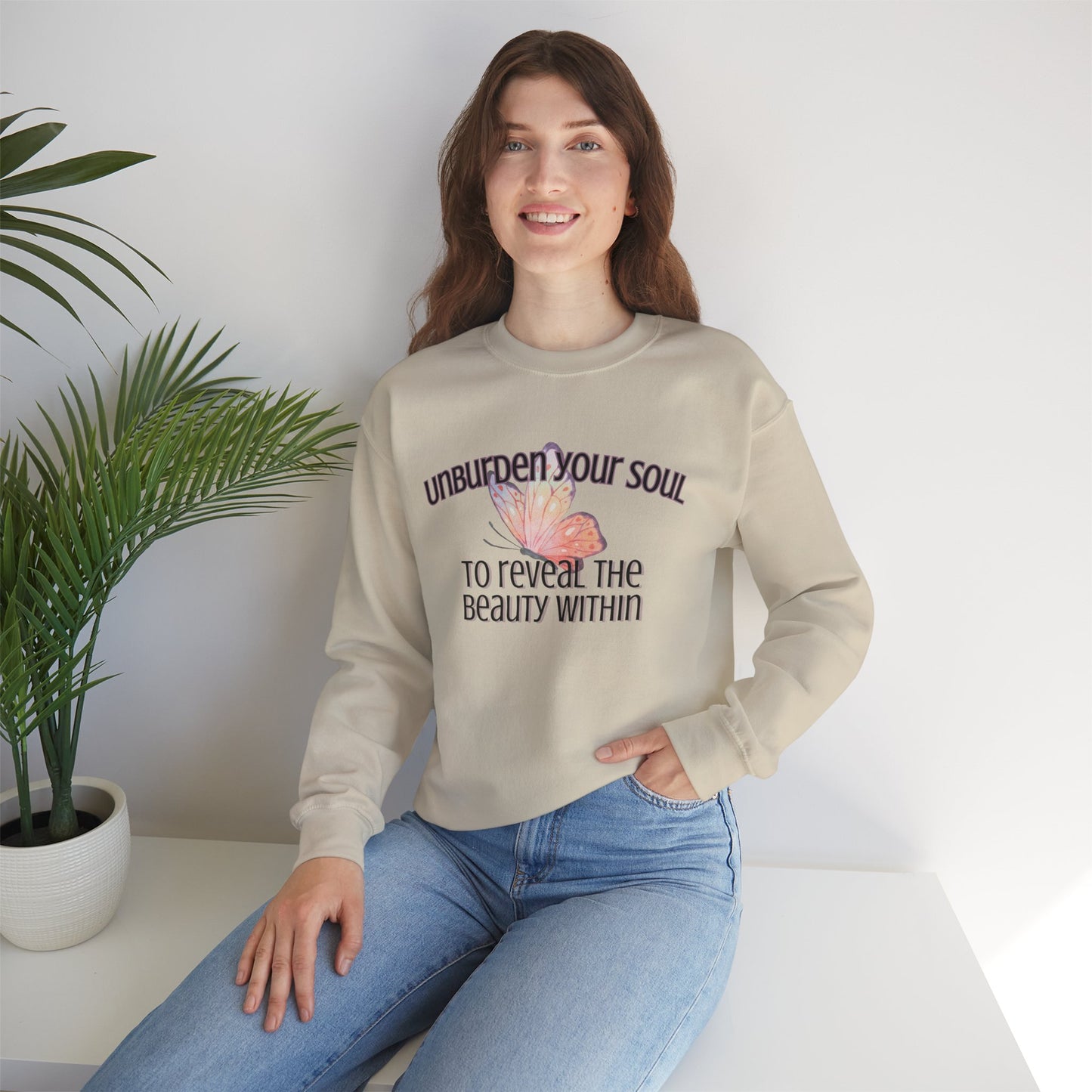 Unburden Your Soul,  Motivational and Inspirational Gift Sweatshirt