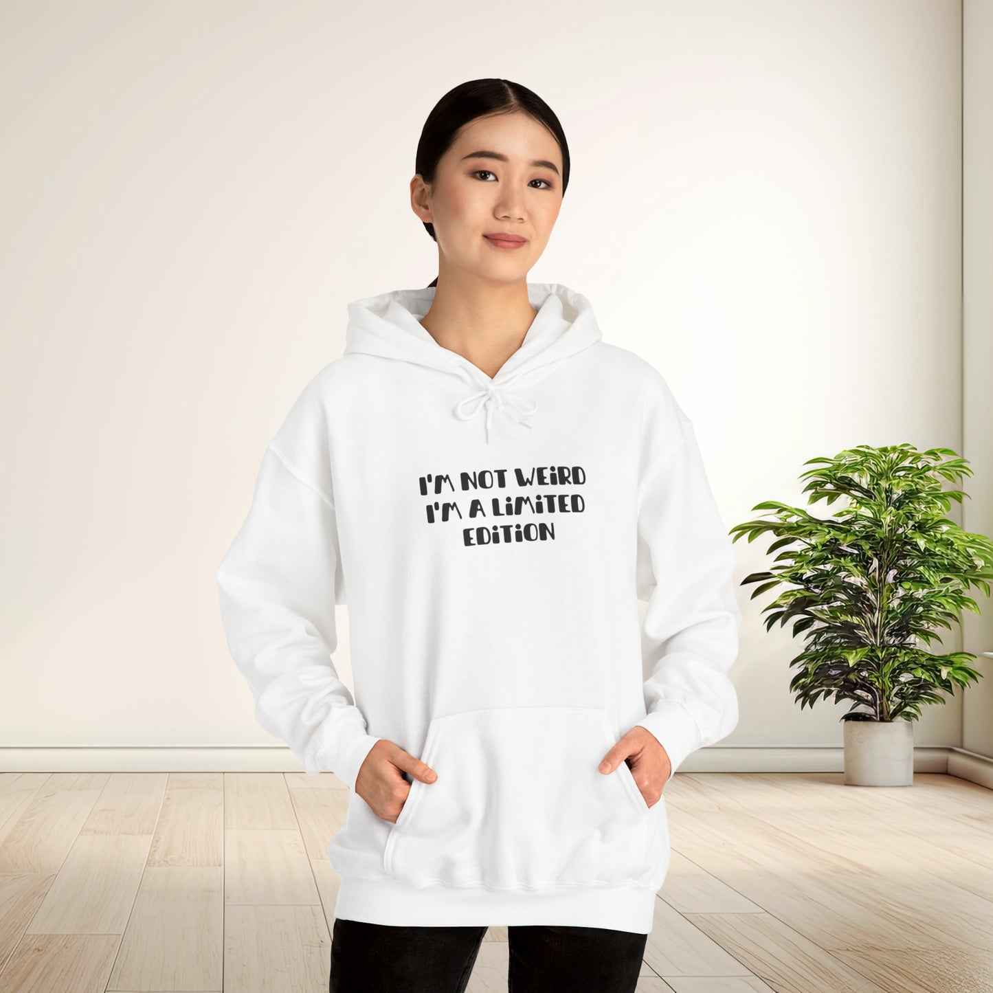 I am not weird Sweatshirt, Witty Saying Unisex Heavy Blend™ Hooded Sweatshirt