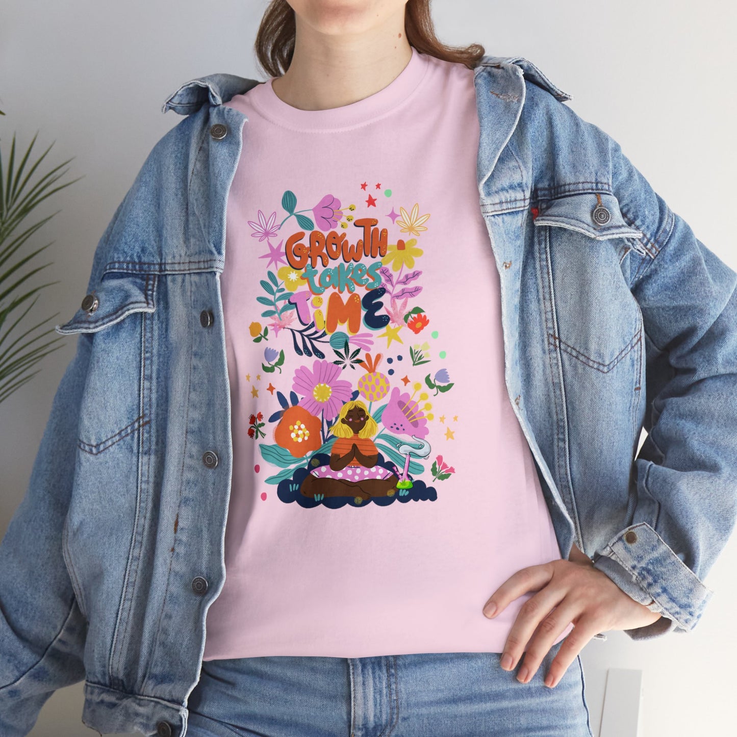 Growth Takes Time - Meditation T-shirt