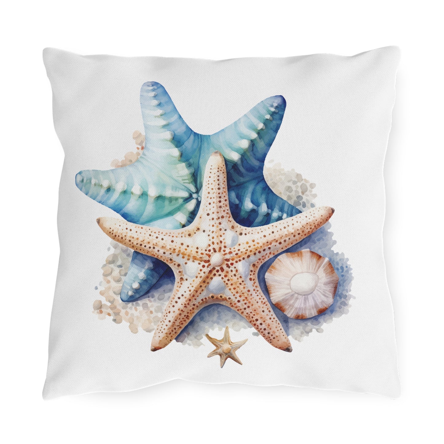 Starfish Outdoor Pillows, Patio Decor, Home decor, Housewarming Gift