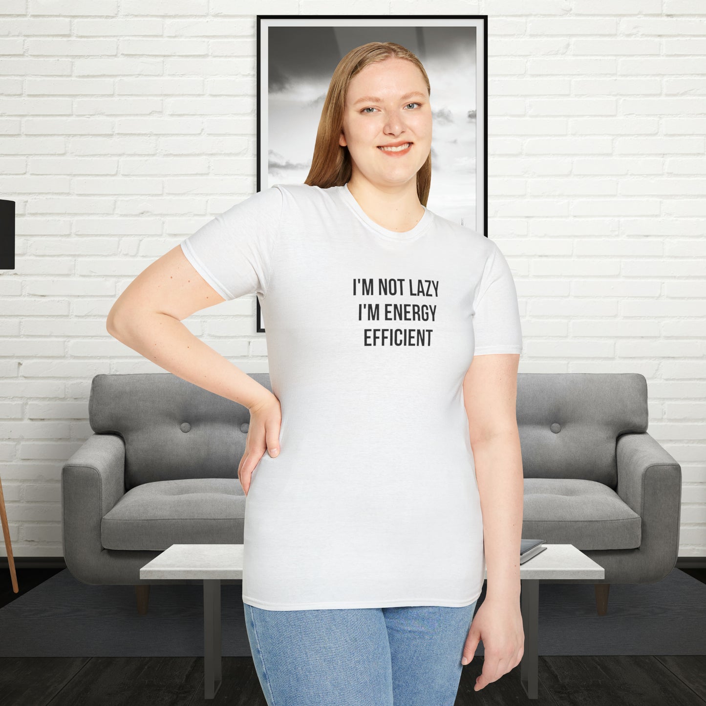 I'm not lazy T-shirt, Witty sayings Unisex Softstyle T-Shirt