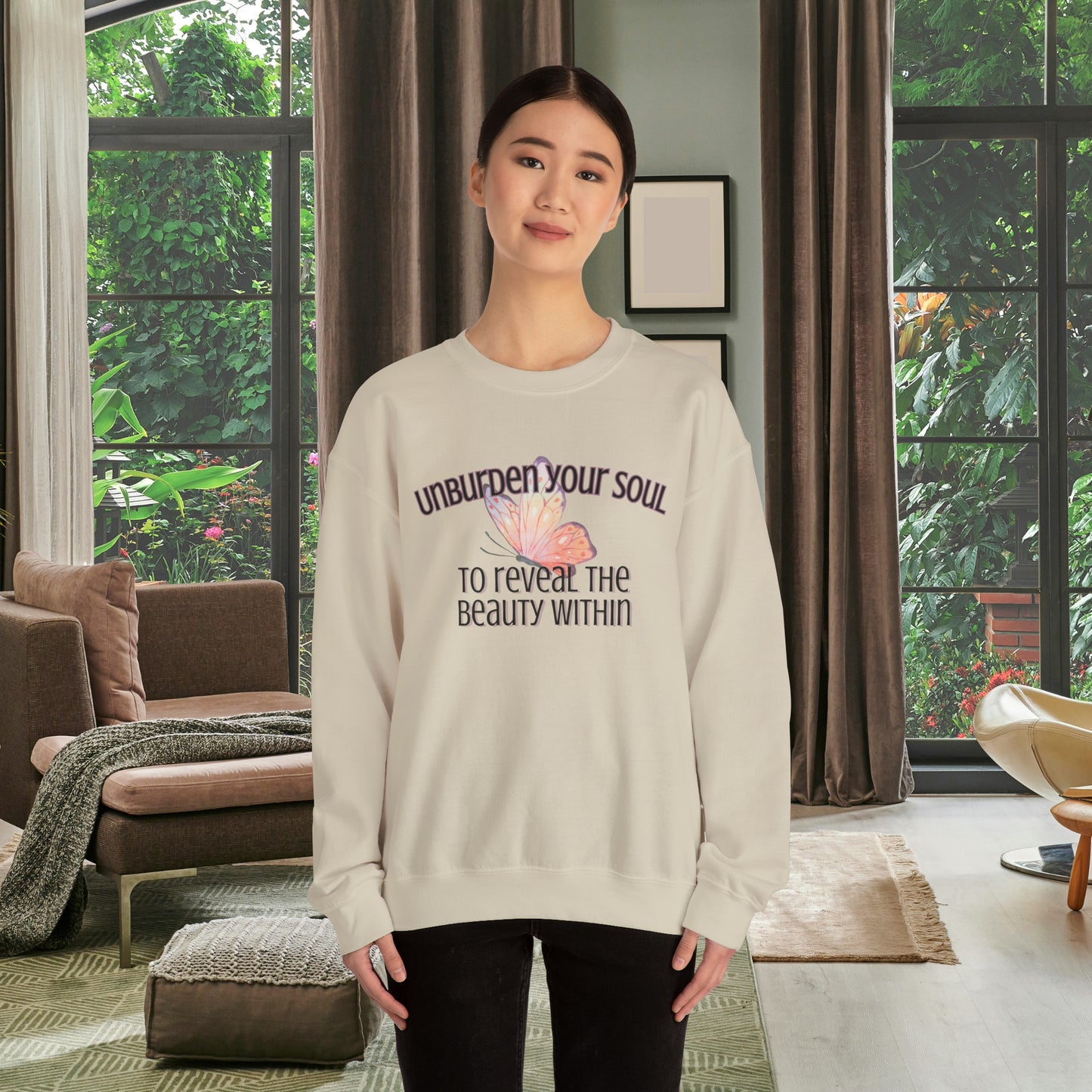 Unburden Your Soul,  Motivational and Inspirational Gift Sweatshirt