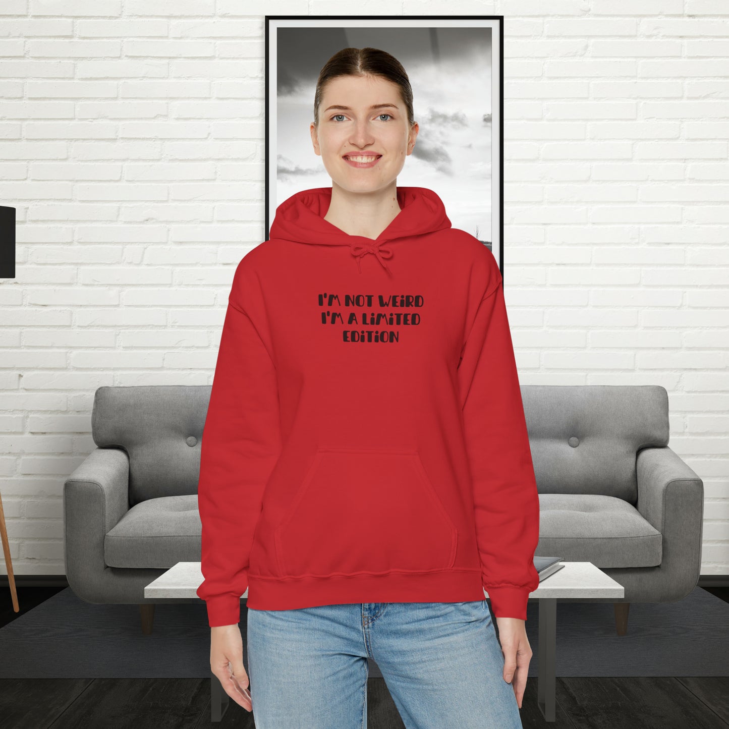 I am not weird Sweatshirt, Witty Saying Unisex Heavy Blend™ Hooded Sweatshirt