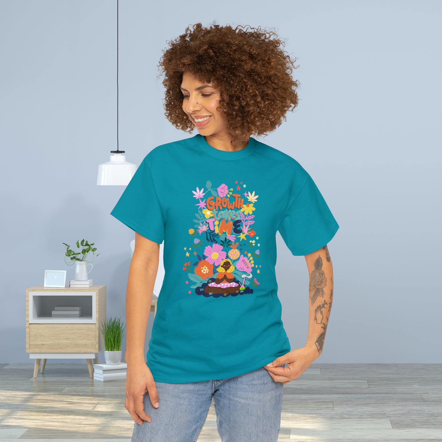 Growth Takes Time - Meditation T-shirt