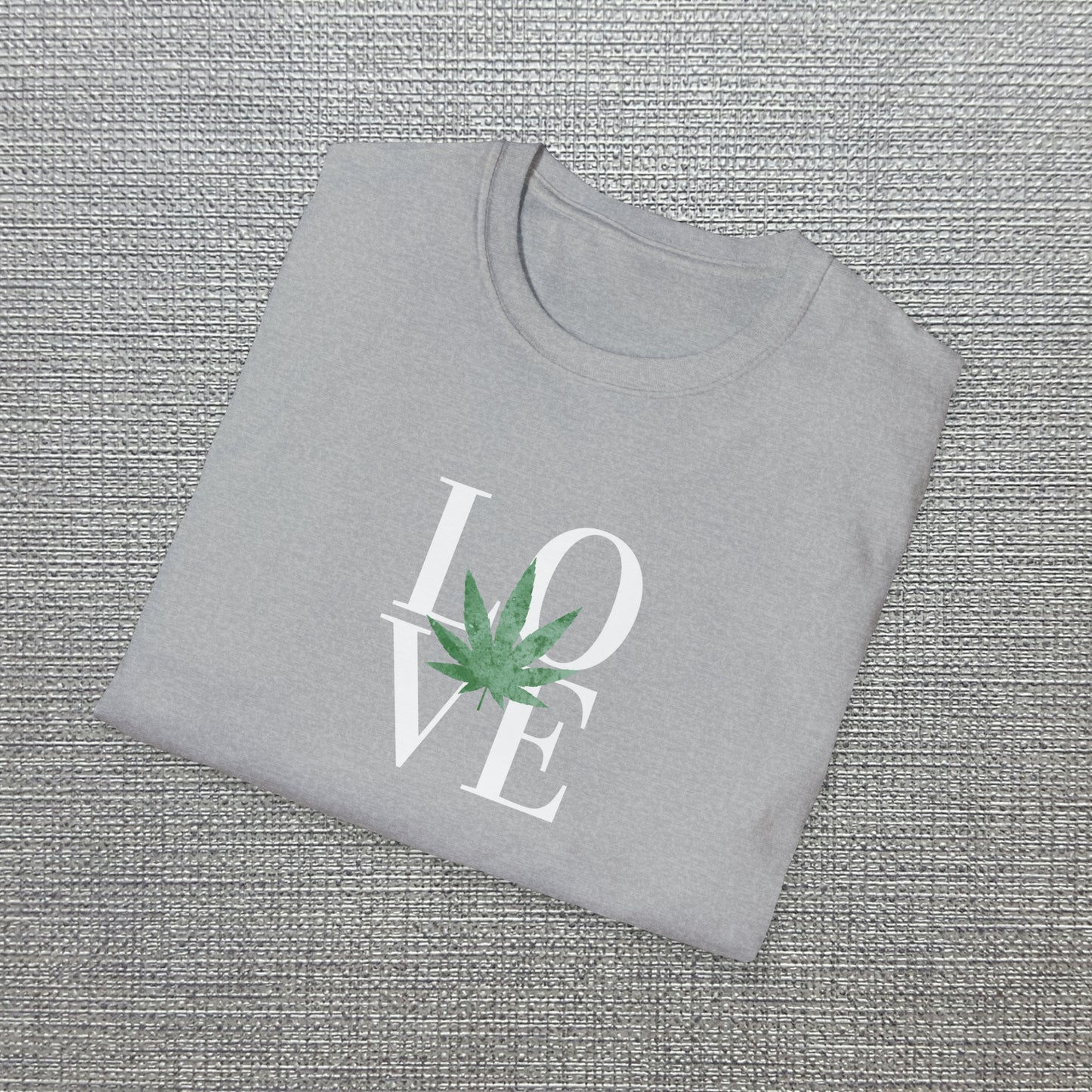 LOVE Cannabis T-Shirt Unisex Softstyle T-Shirt