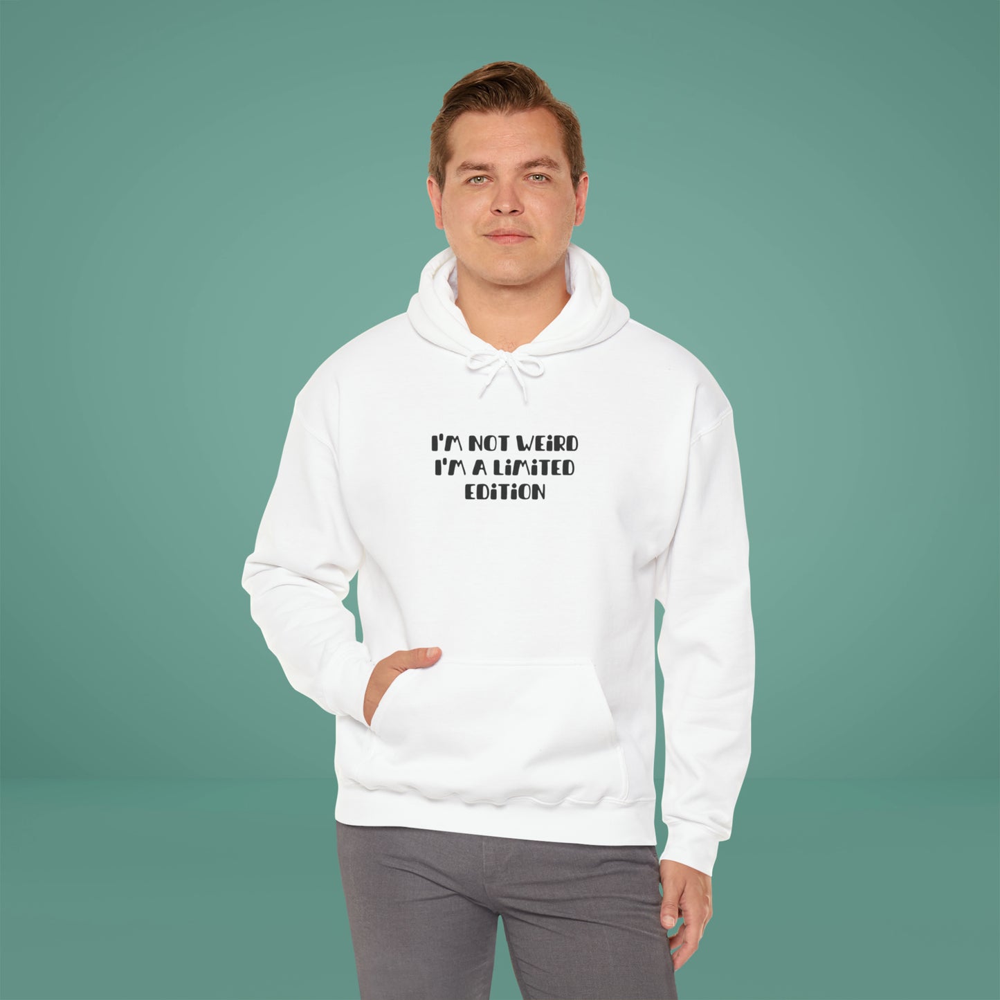 I am not weird Sweatshirt, Witty Saying Unisex Heavy Blend™ Hooded Sweatshirt