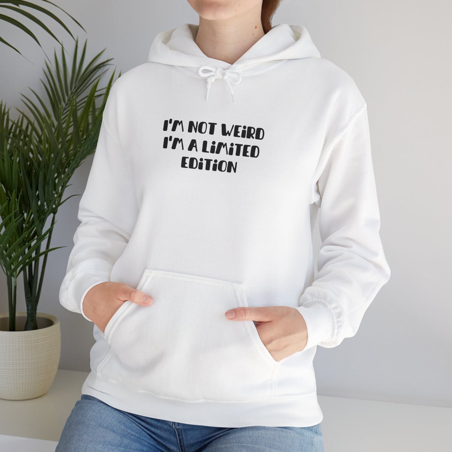 I am not weird Sweatshirt, Witty Saying Unisex Heavy Blend™ Hooded Sweatshirt