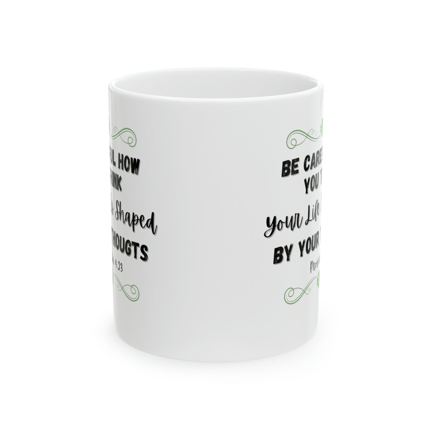 Faith Inspired Proverbs Gift Ceramic Mug, 11oz