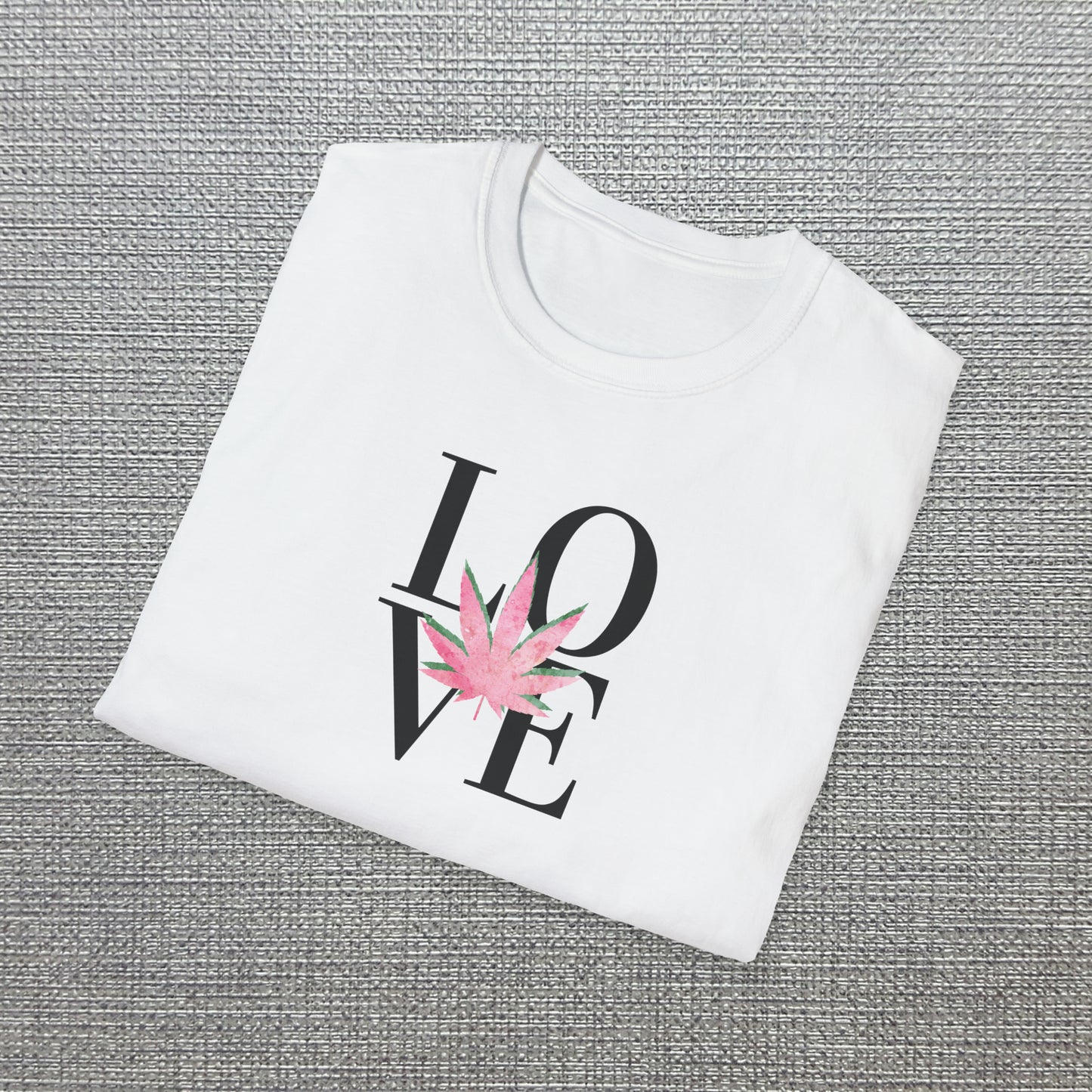 LOVE Cannabis T-Shirt Unisex Softstyle T-Shirt