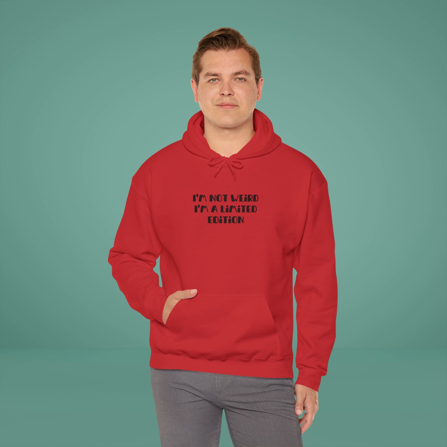 I am not weird Sweatshirt, Witty Saying Unisex Heavy Blend™ Hooded Sweatshirt