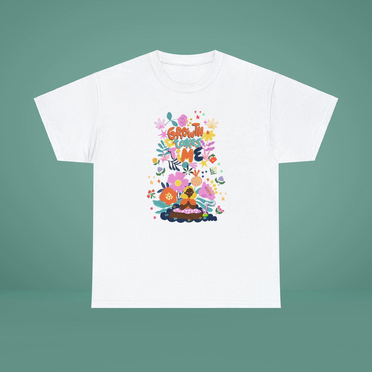 Growth Takes Time - Meditation T-shirt