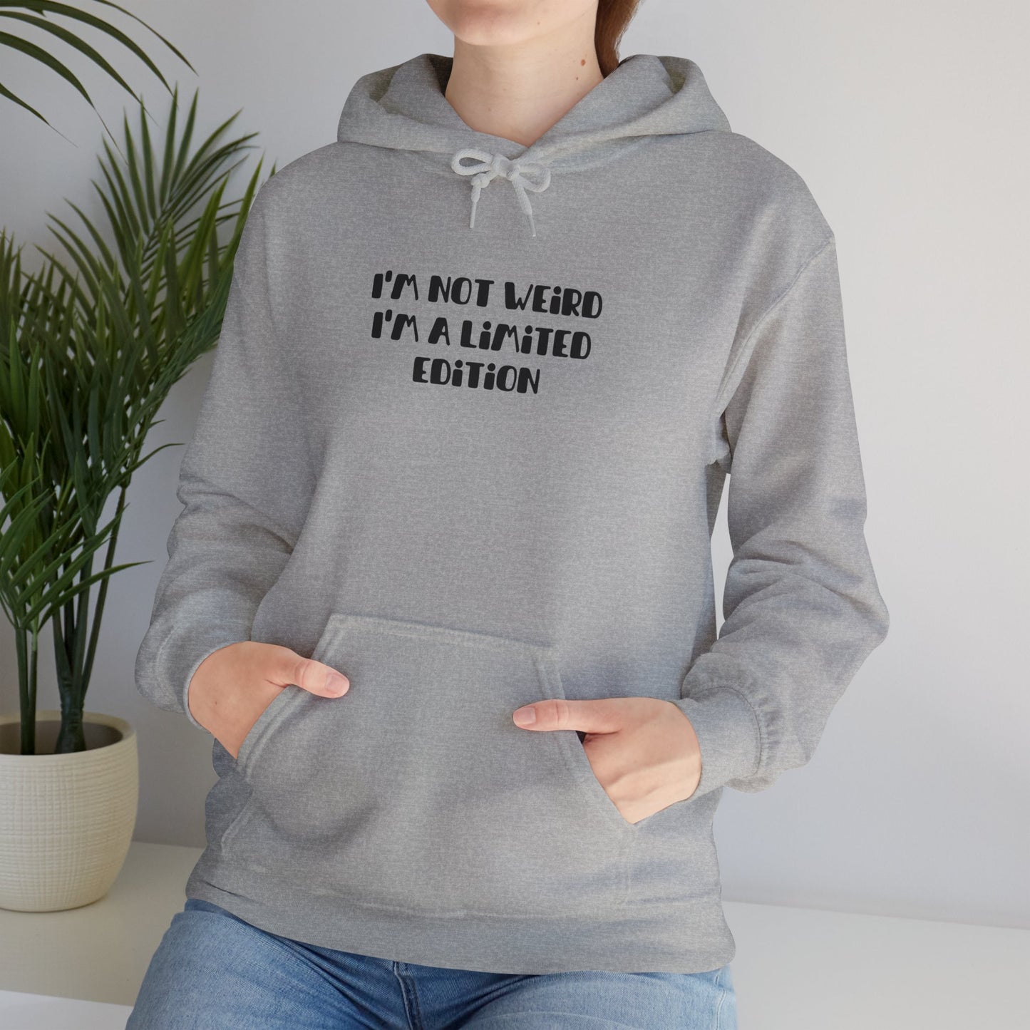 I am not weird Sweatshirt, Witty Saying Unisex Heavy Blend™ Hooded Sweatshirt