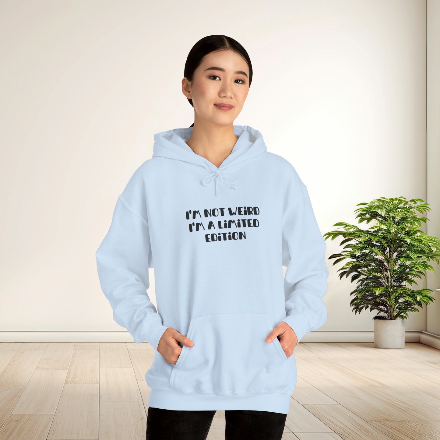 I am not weird Sweatshirt, Witty Saying Unisex Heavy Blend™ Hooded Sweatshirt