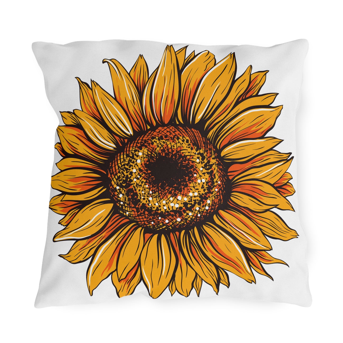 Sunflower Outdoor Pillows, Patio Decor, Housewarming Gift