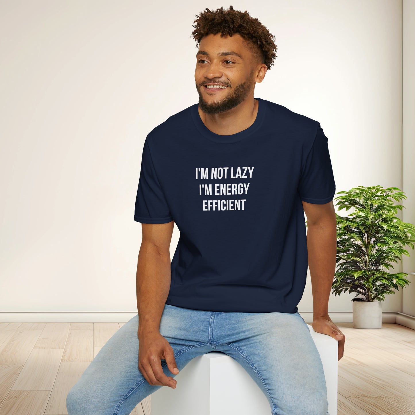 I'm not lazy T-shirt, Witty sayings Unisex Softstyle T-Shirt