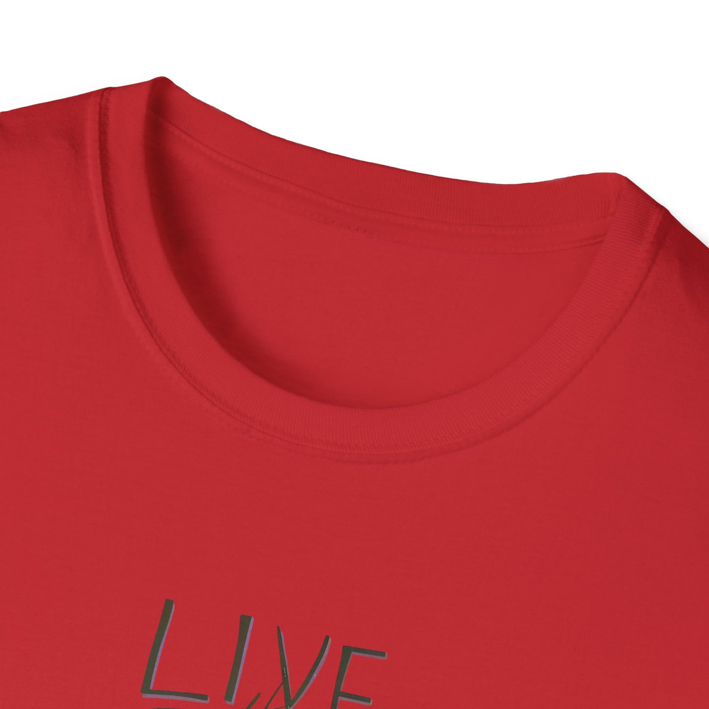 Live the Life You Love T-Shirt, Love Your Life Gift T-Shirt, Inspirational Unisex Softstyle T-Shirt