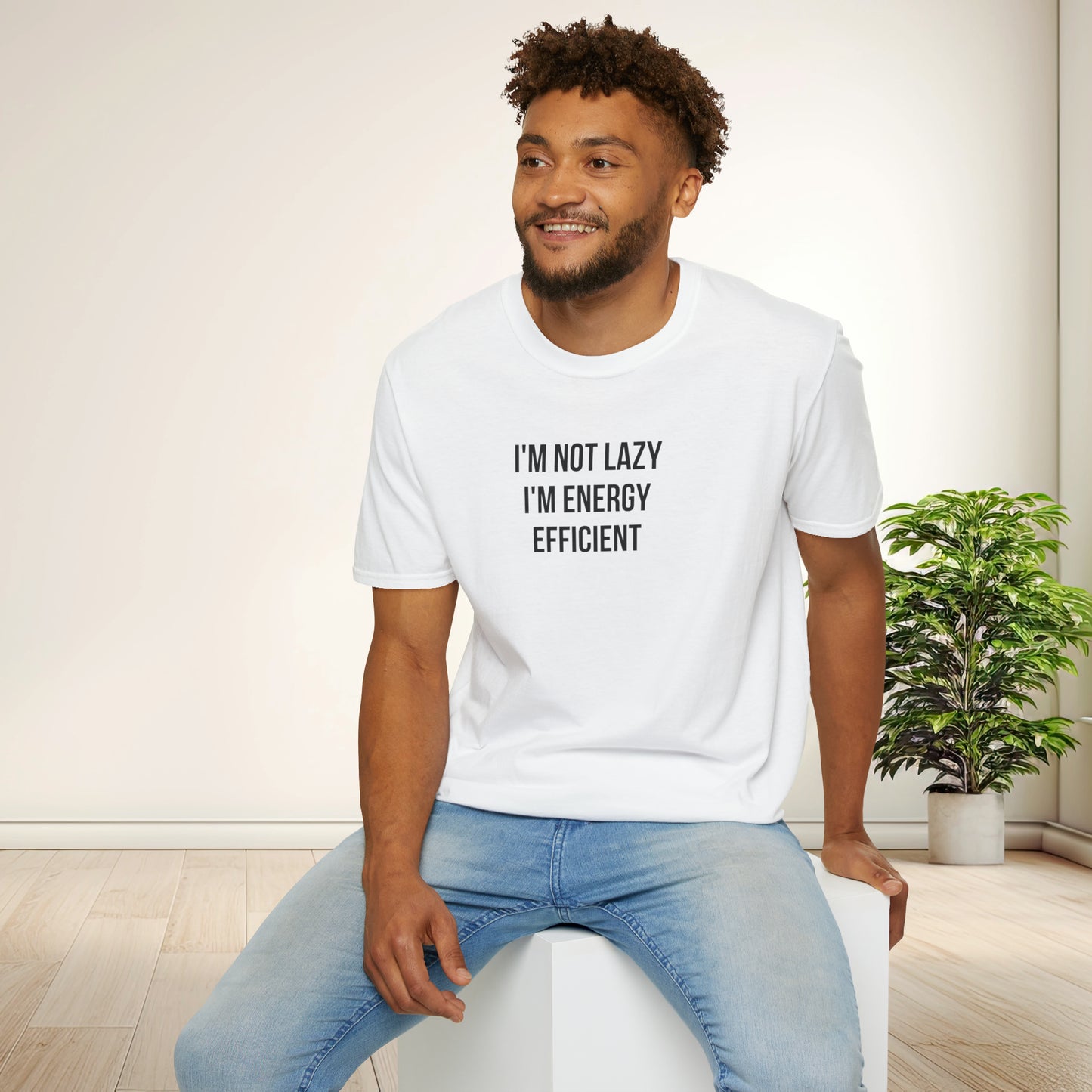 I'm not lazy T-shirt, Witty sayings Unisex Softstyle T-Shirt