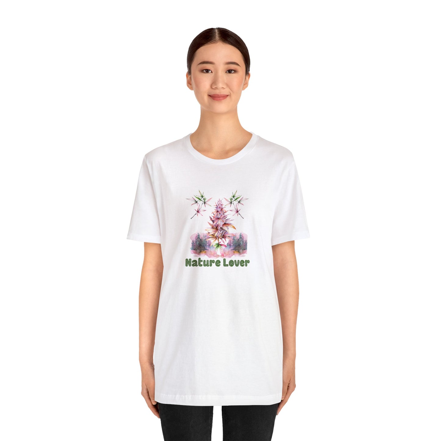 Nature Lover: Cannabis T-shirt Mary Jane Forest Mary Jane Tee Gift Tee Jersey Short Sleeve Tee