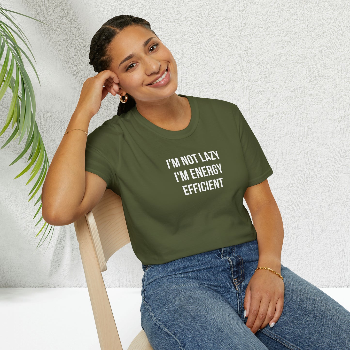 I'm not lazy T-shirt, Witty sayings Unisex Softstyle T-Shirt