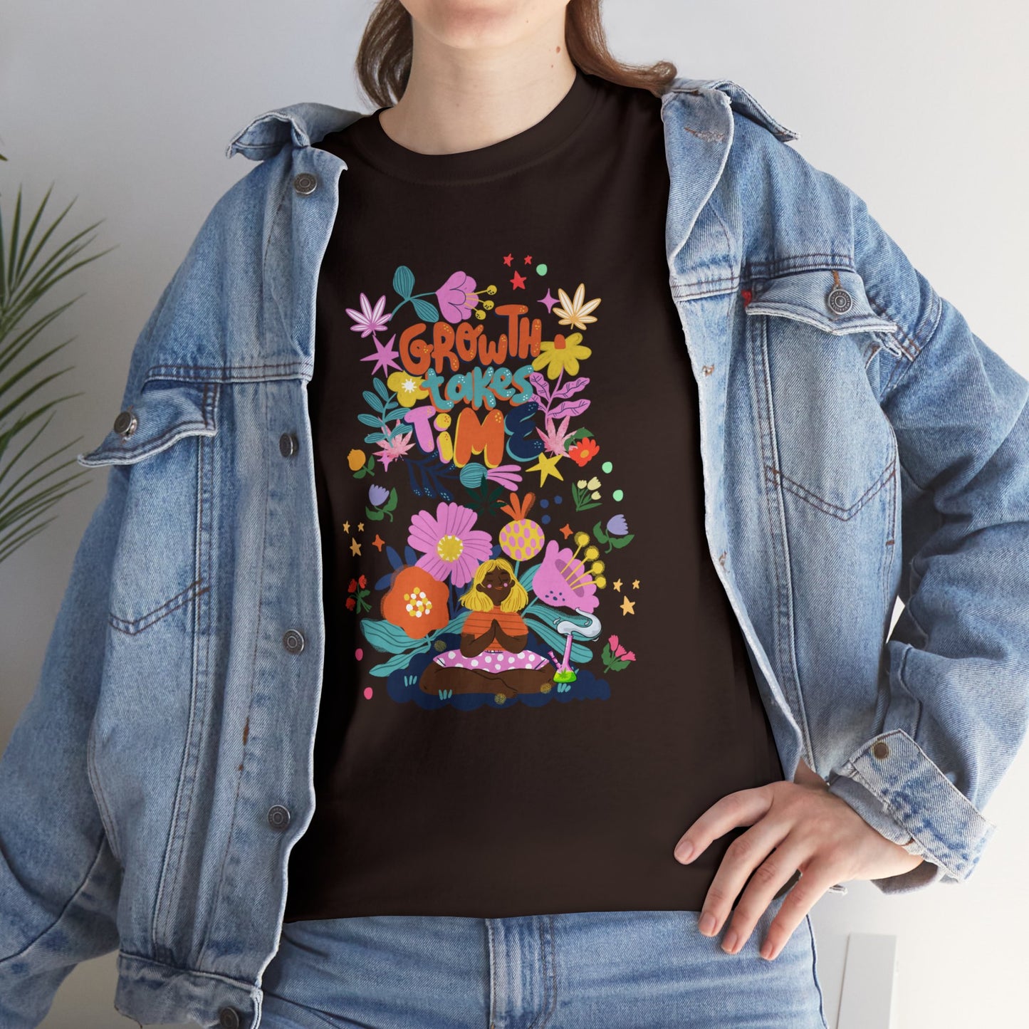 Growth Takes Time - Meditation T-shirt