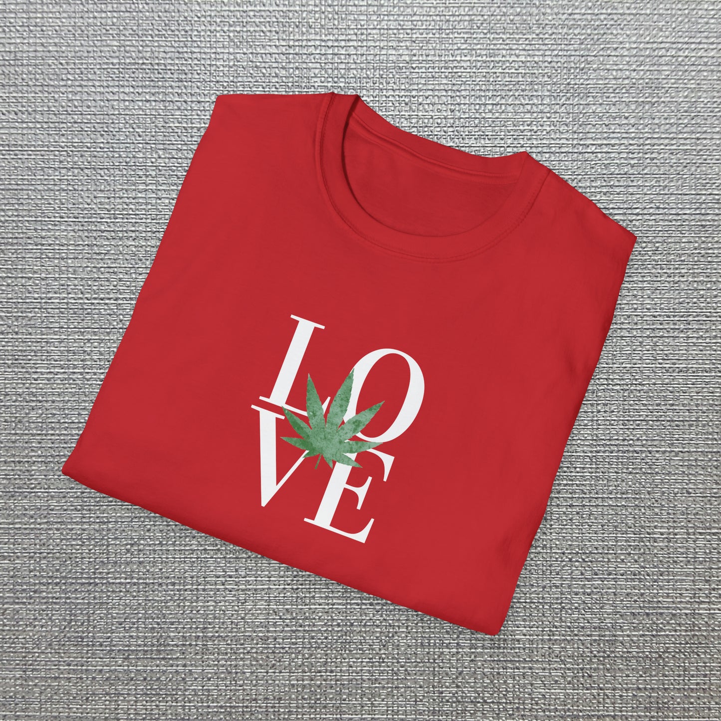 LOVE Cannabis T-Shirt Unisex Softstyle T-Shirt