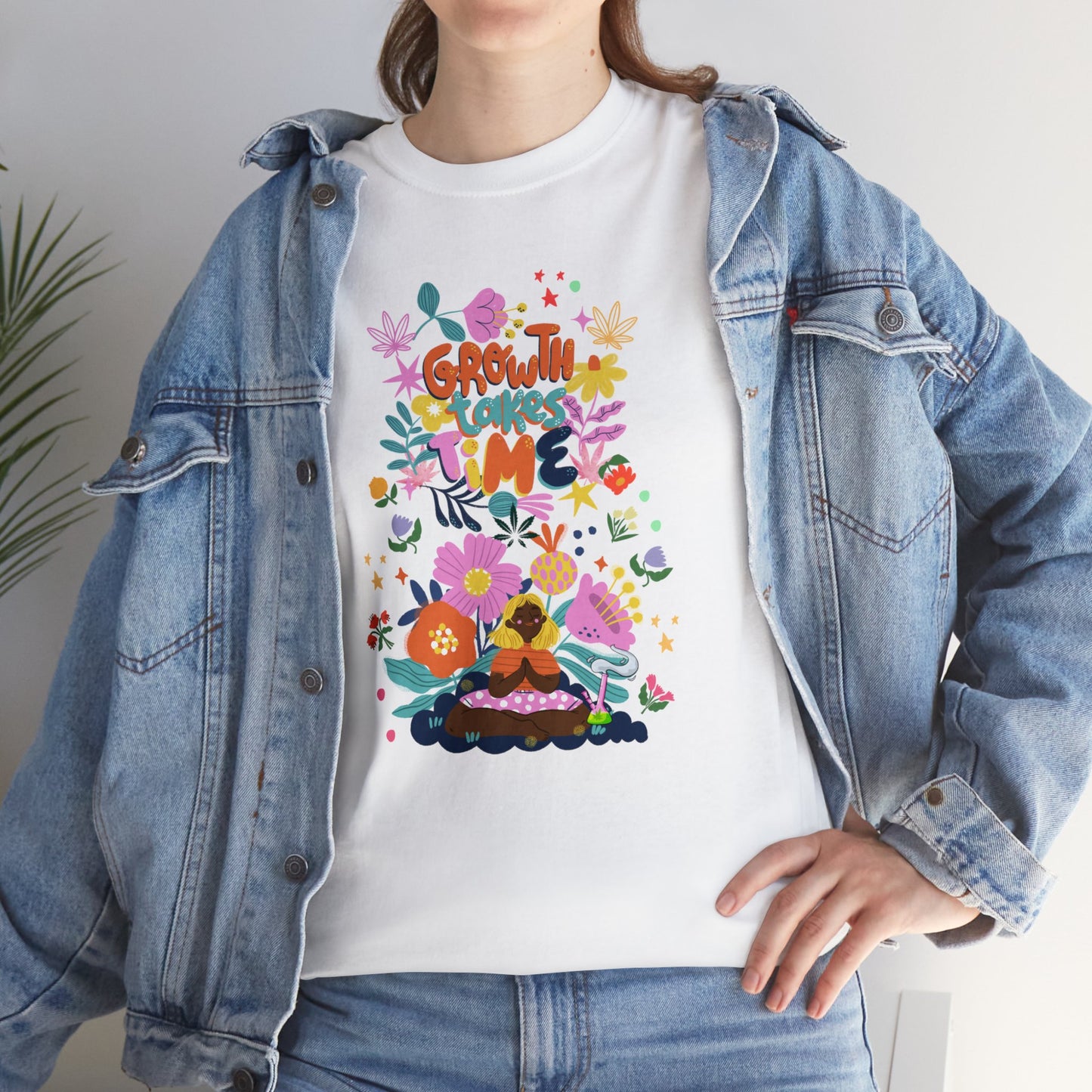 Growth Takes Time - Meditation T-shirt