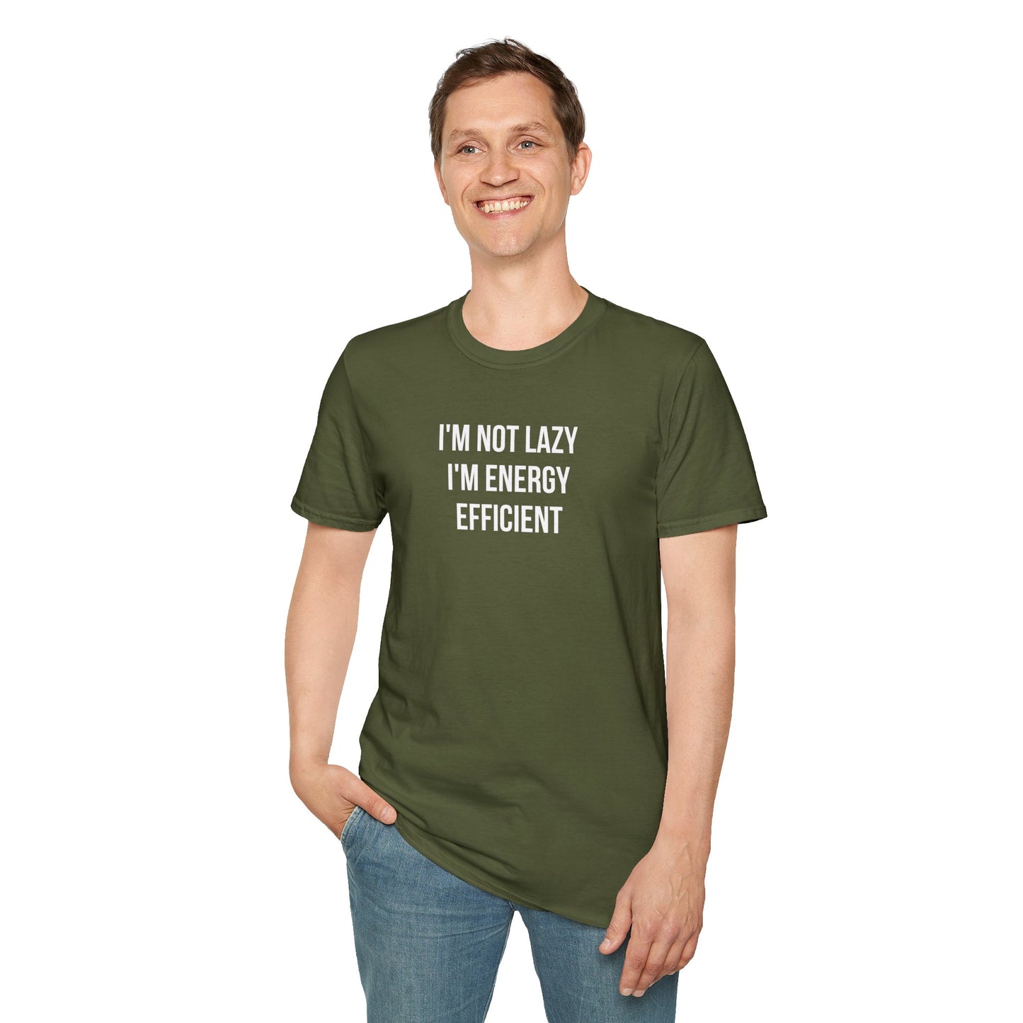 I'm not lazy T-shirt, Witty sayings Unisex Softstyle T-Shirt