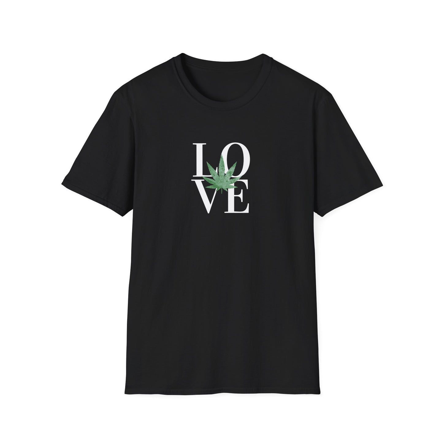 LOVE Cannabis T-Shirt Unisex Softstyle T-Shirt