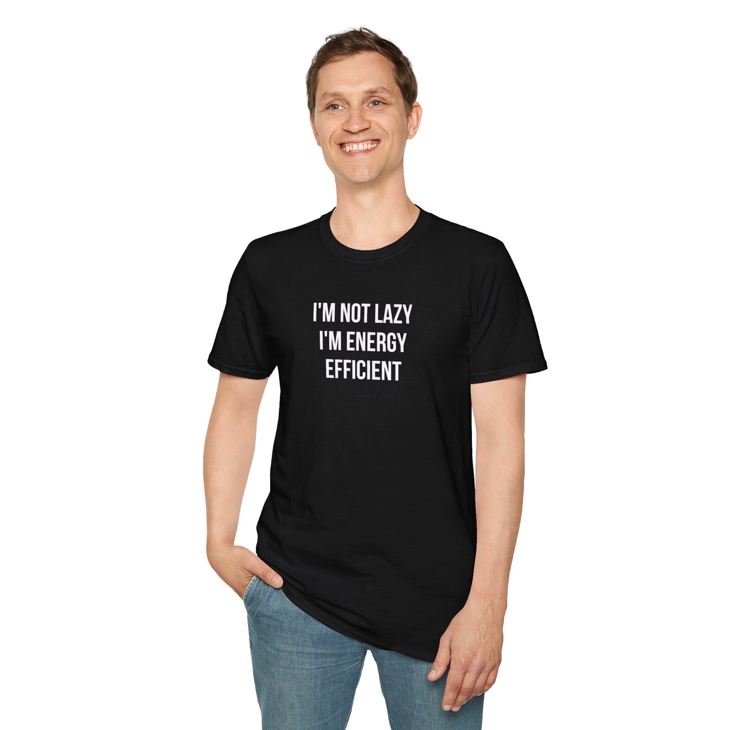 I'm not lazy T-shirt, Witty sayings Unisex Softstyle T-Shirt