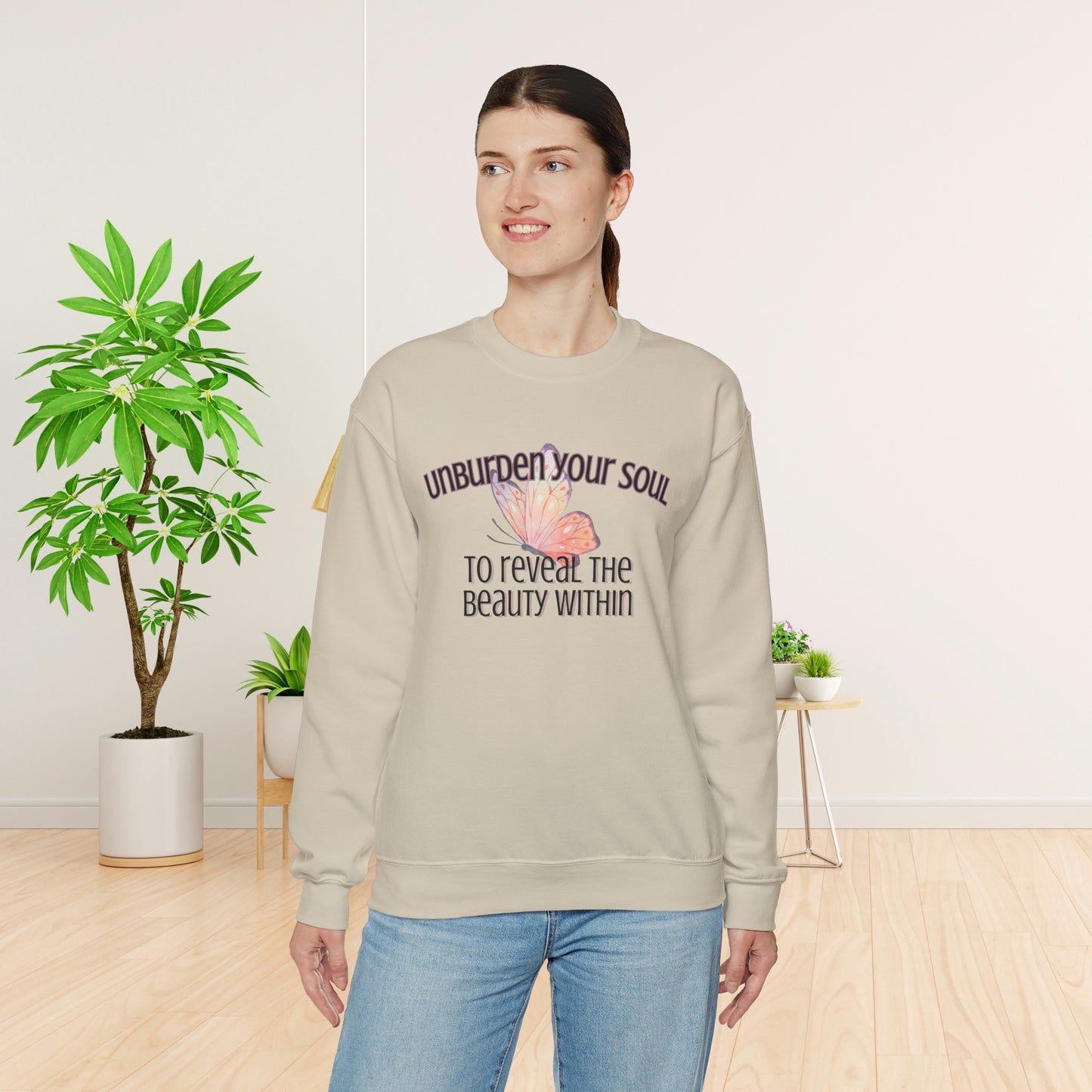 Unburden Your Soul,  Motivational and Inspirational Gift Sweatshirt