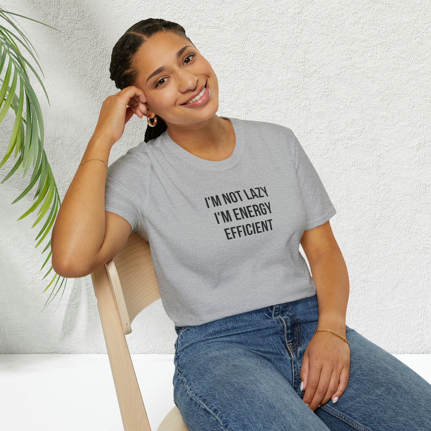 I'm not lazy T-shirt, Witty sayings Unisex Softstyle T-Shirt