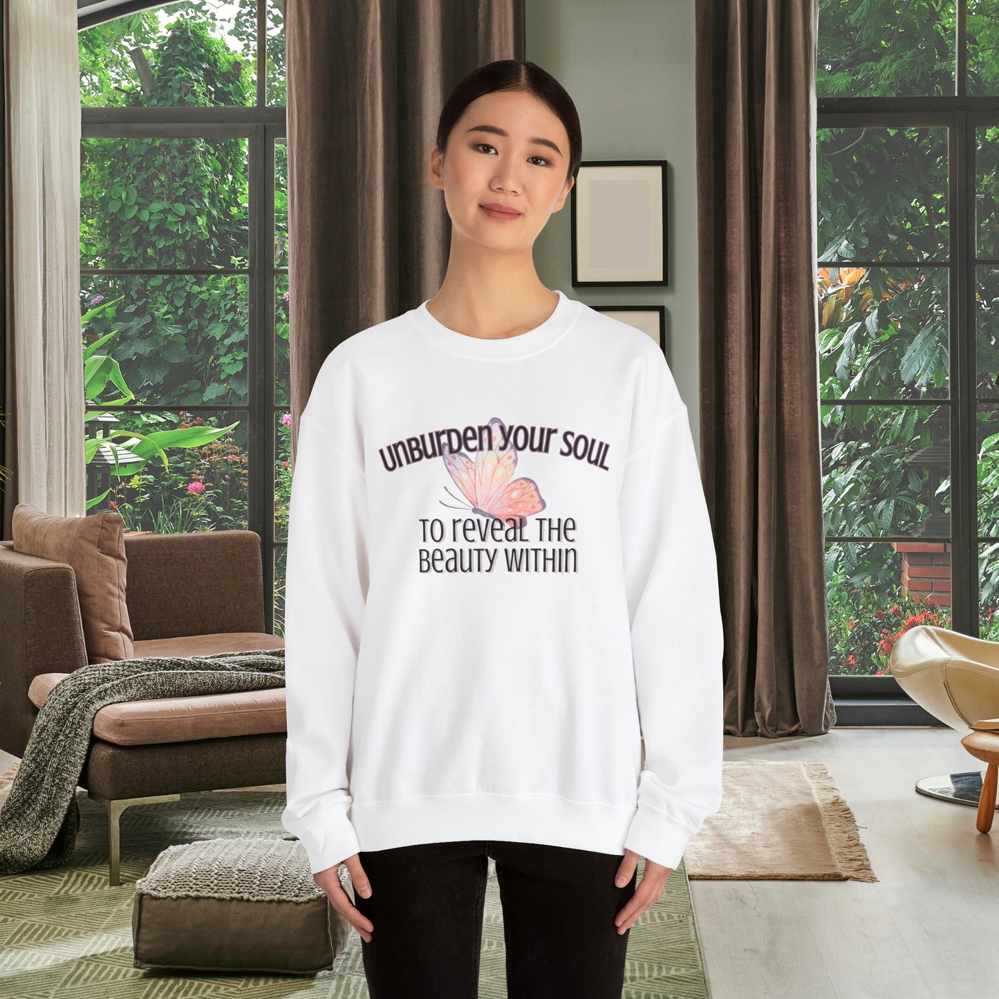 Unburden Your Soul,  Motivational and Inspirational Gift Sweatshirt