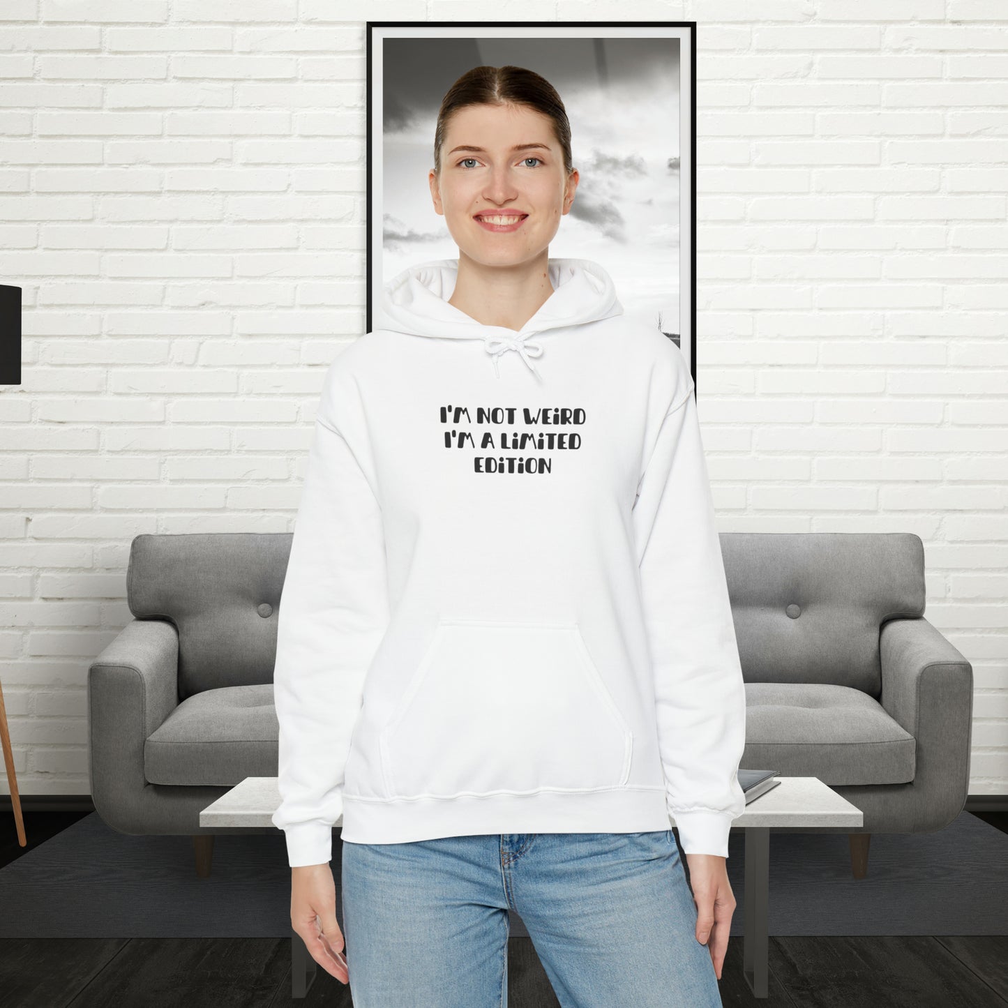 I am not weird Sweatshirt, Witty Saying Unisex Heavy Blend™ Hooded Sweatshirt