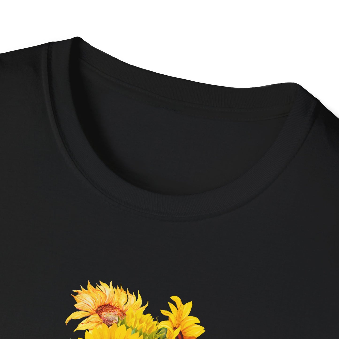 Inspirational T-Shirt Gift Bloom Boldly Sunflower Motivational Shirt