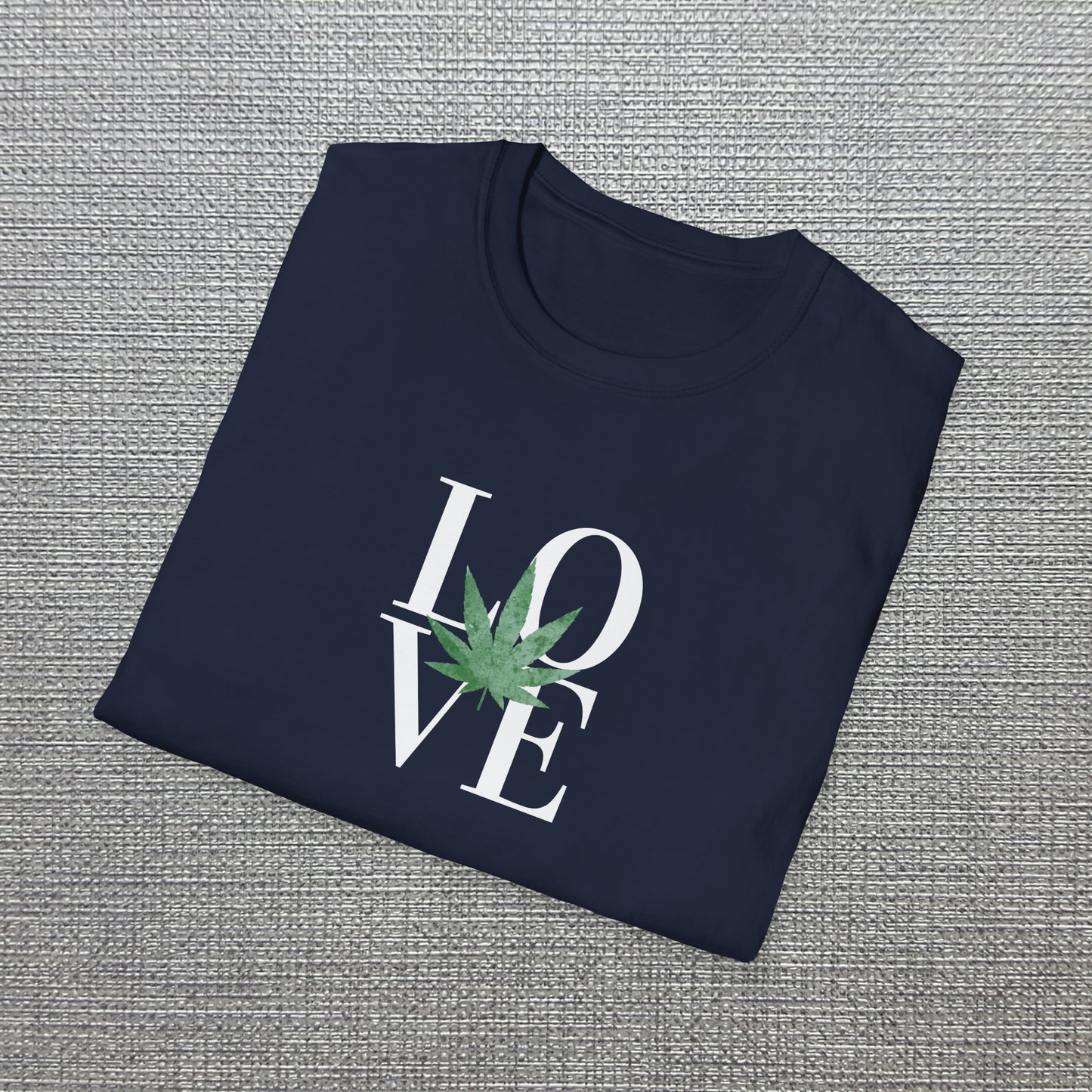 LOVE Cannabis T-Shirt Unisex Softstyle T-Shirt