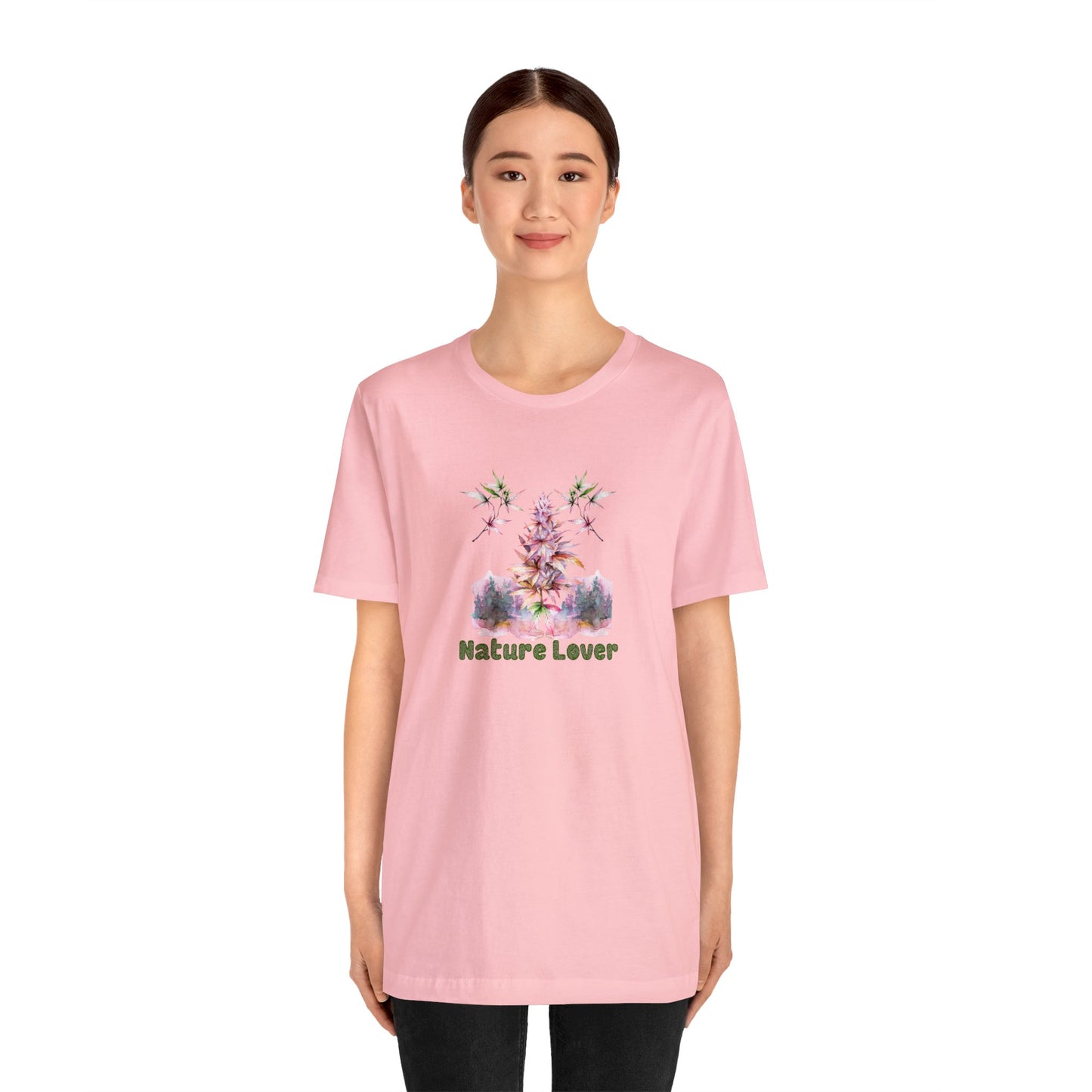 Nature Lover: Cannabis T-shirt Mary Jane Forest Mary Jane Tee Gift Tee Jersey Short Sleeve Tee