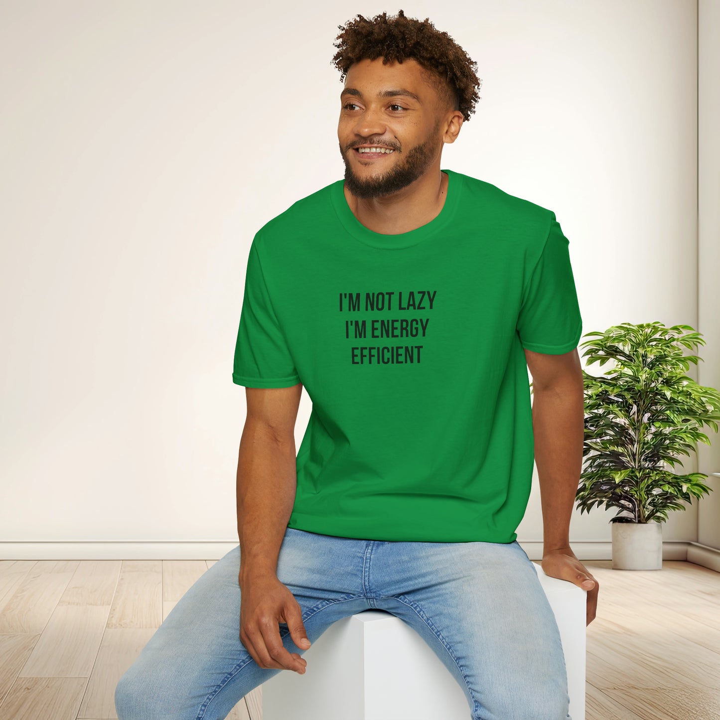 I'm not lazy T-shirt, Witty sayings Unisex Softstyle T-Shirt