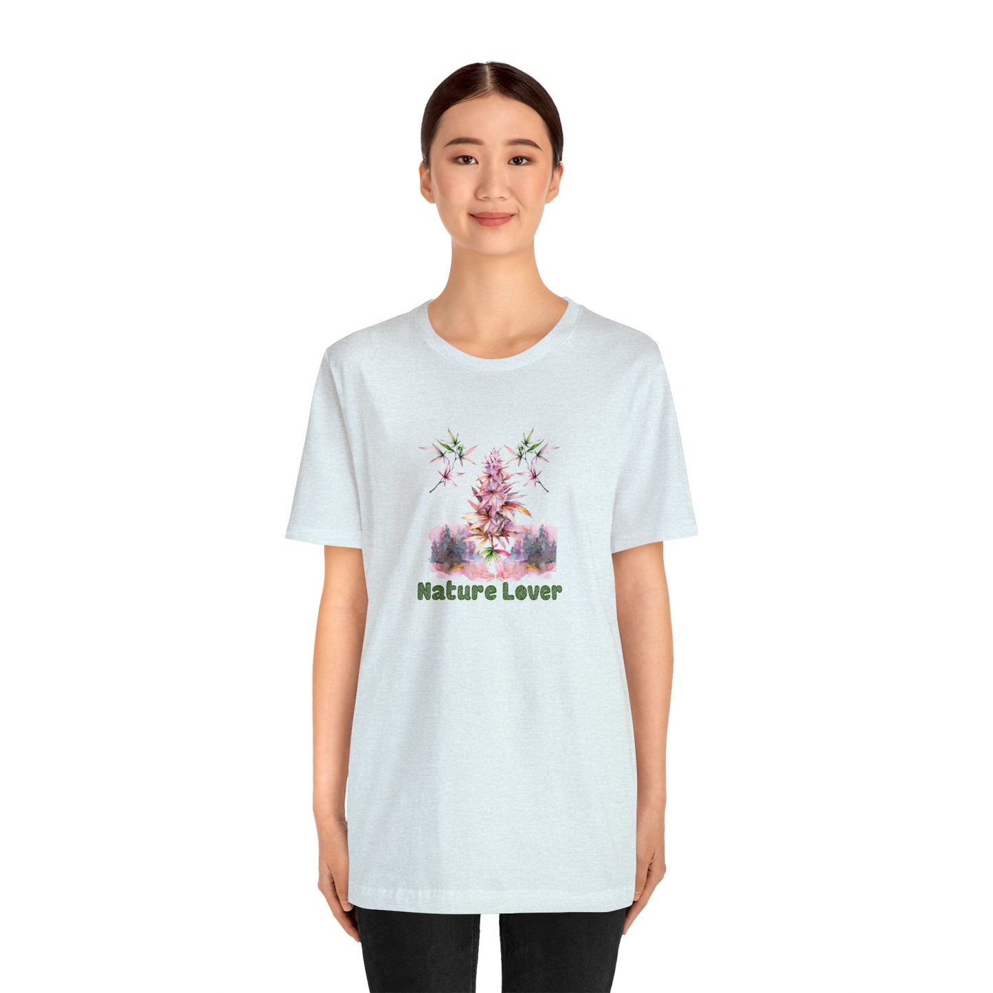 Nature Lover: Cannabis T-shirt Mary Jane Forest Mary Jane Tee Gift Tee Jersey Short Sleeve Tee