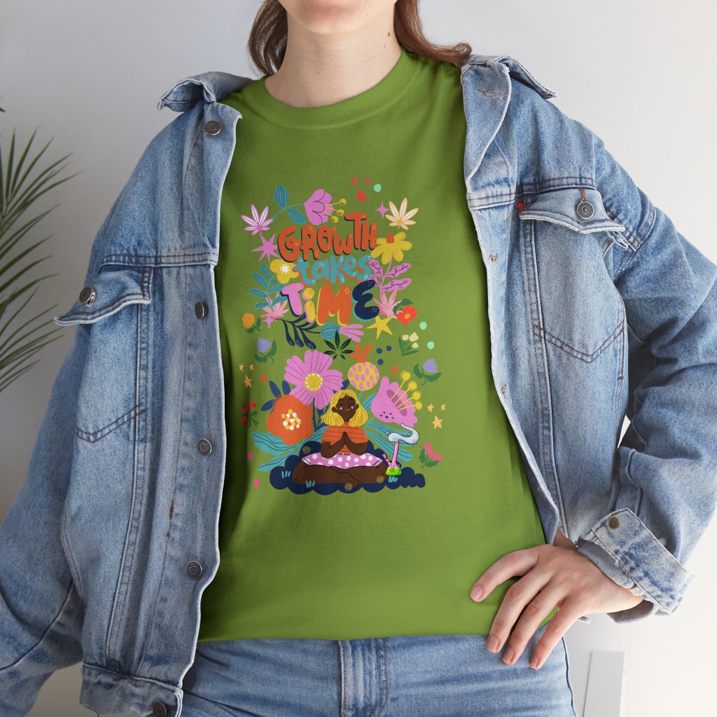 Growth Takes Time - Meditation T-shirt