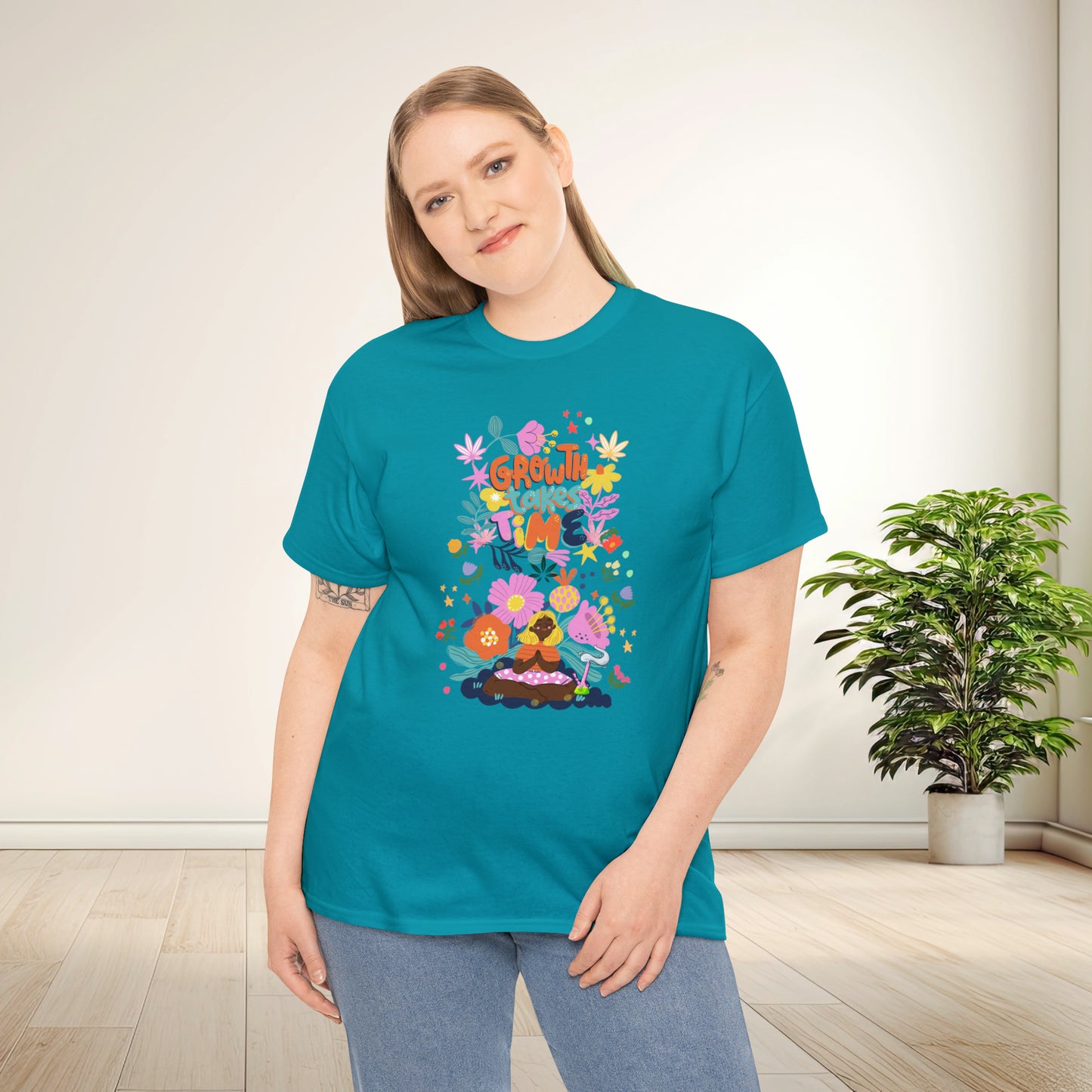 Growth Takes Time - Meditation T-shirt