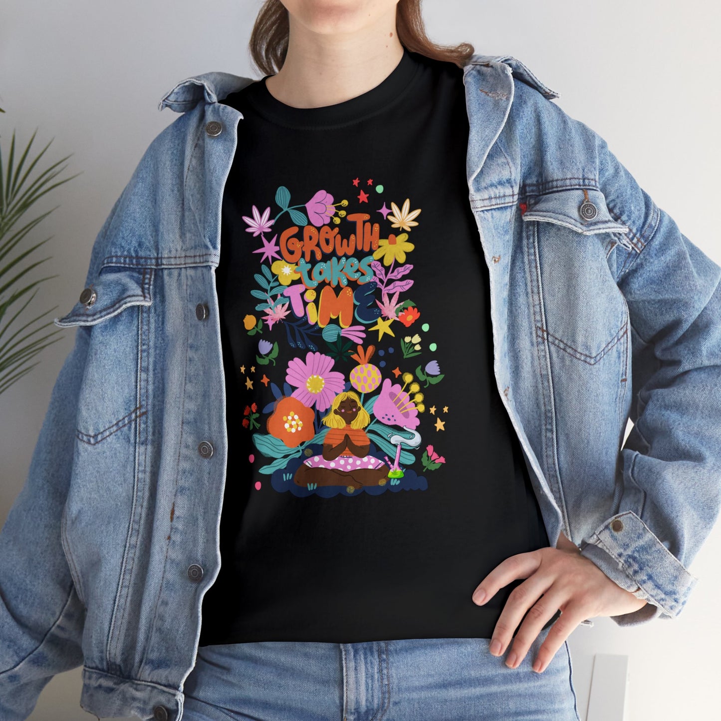 Growth Takes Time - Meditation T-shirt