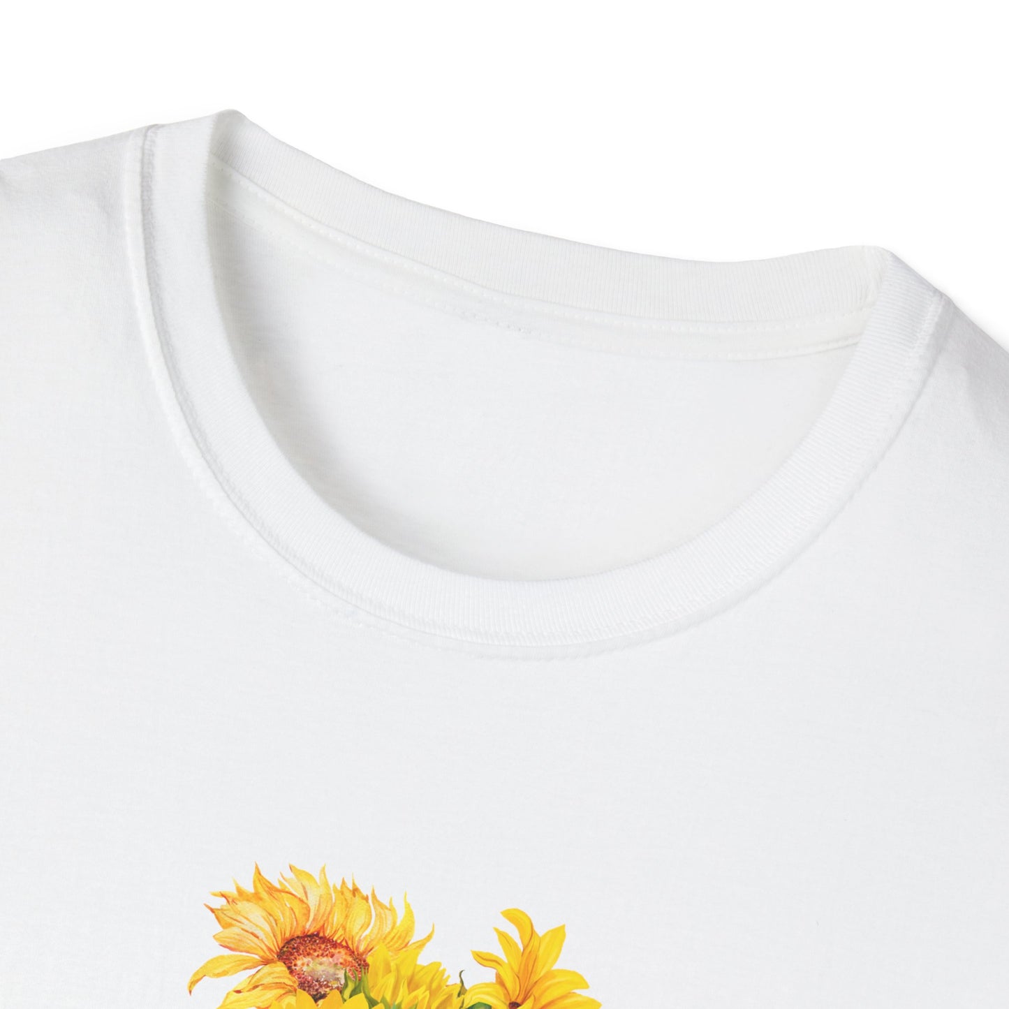 Inspirational T-Shirt Gift Bloom Boldly Sunflower Motivational Shirt