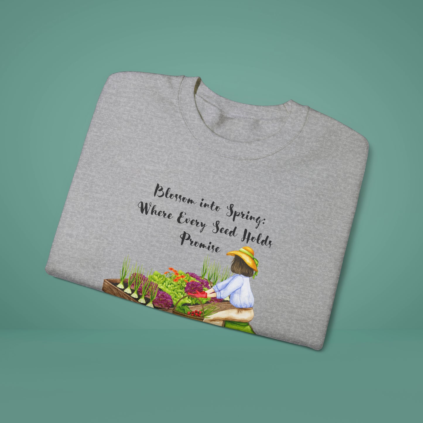 Gardener Gift, Spring Gardening, Spring Gift for Gardner, Grandmother Gift, Mom Gift Unisex Heavy Blend™ Crewneck Sweatshirt