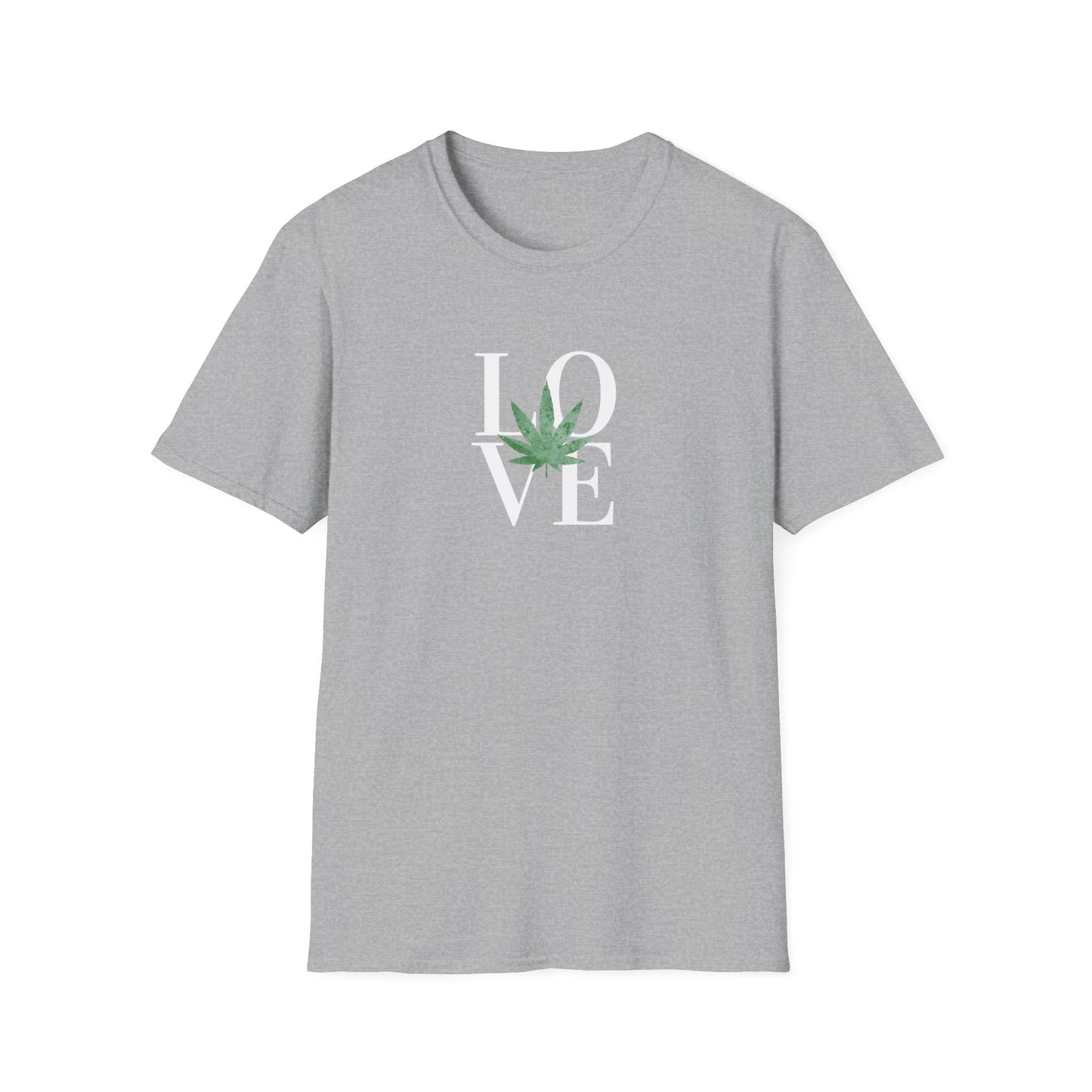 LOVE Cannabis T-Shirt Unisex Softstyle T-Shirt