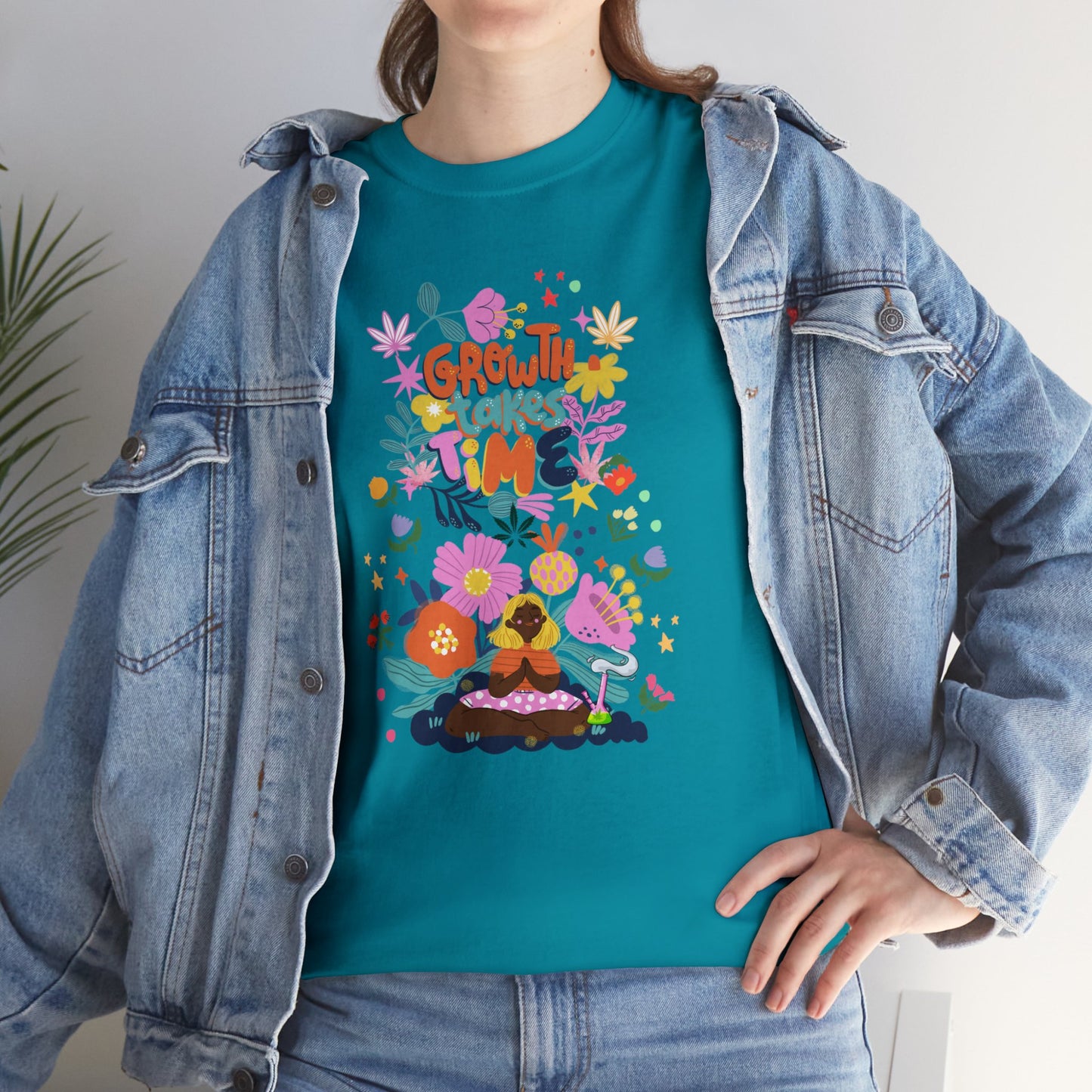 Growth Takes Time - Meditation T-shirt