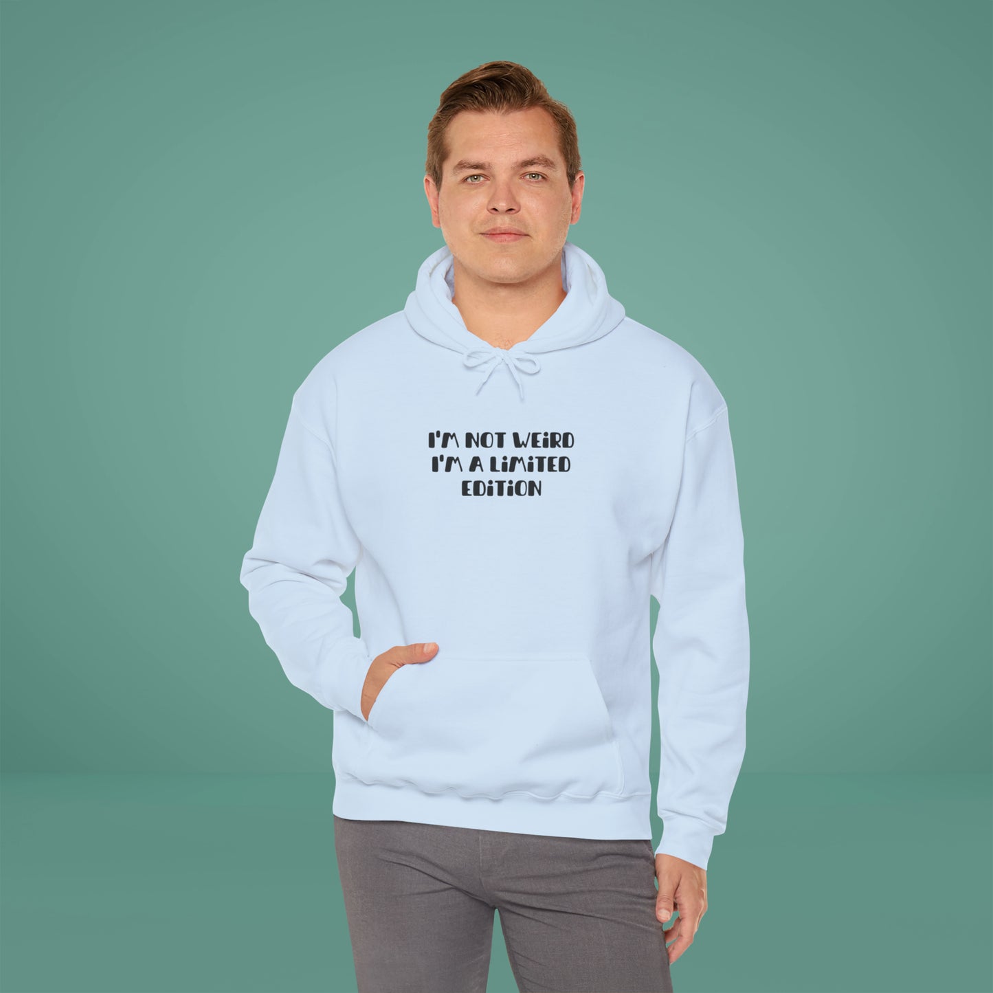 I am not weird Sweatshirt, Witty Saying Unisex Heavy Blend™ Hooded Sweatshirt