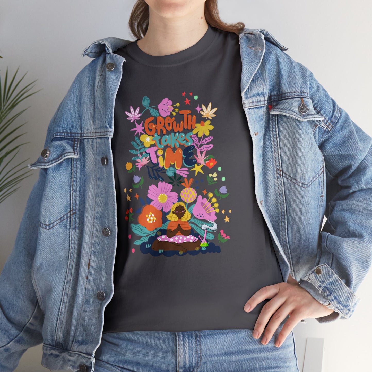 Growth Takes Time - Meditation T-shirt